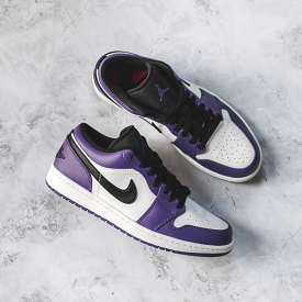 Jordan 1 Low Court Purple