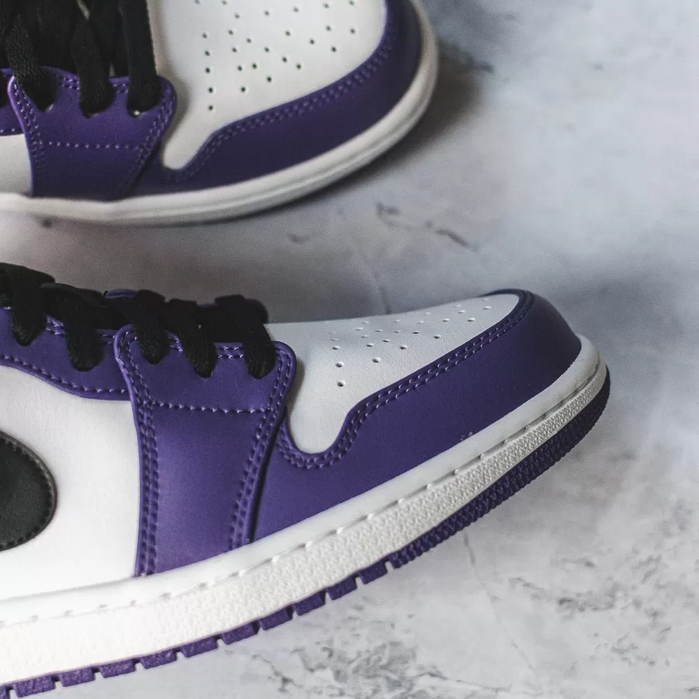 Jordan 1 Low Court Purple