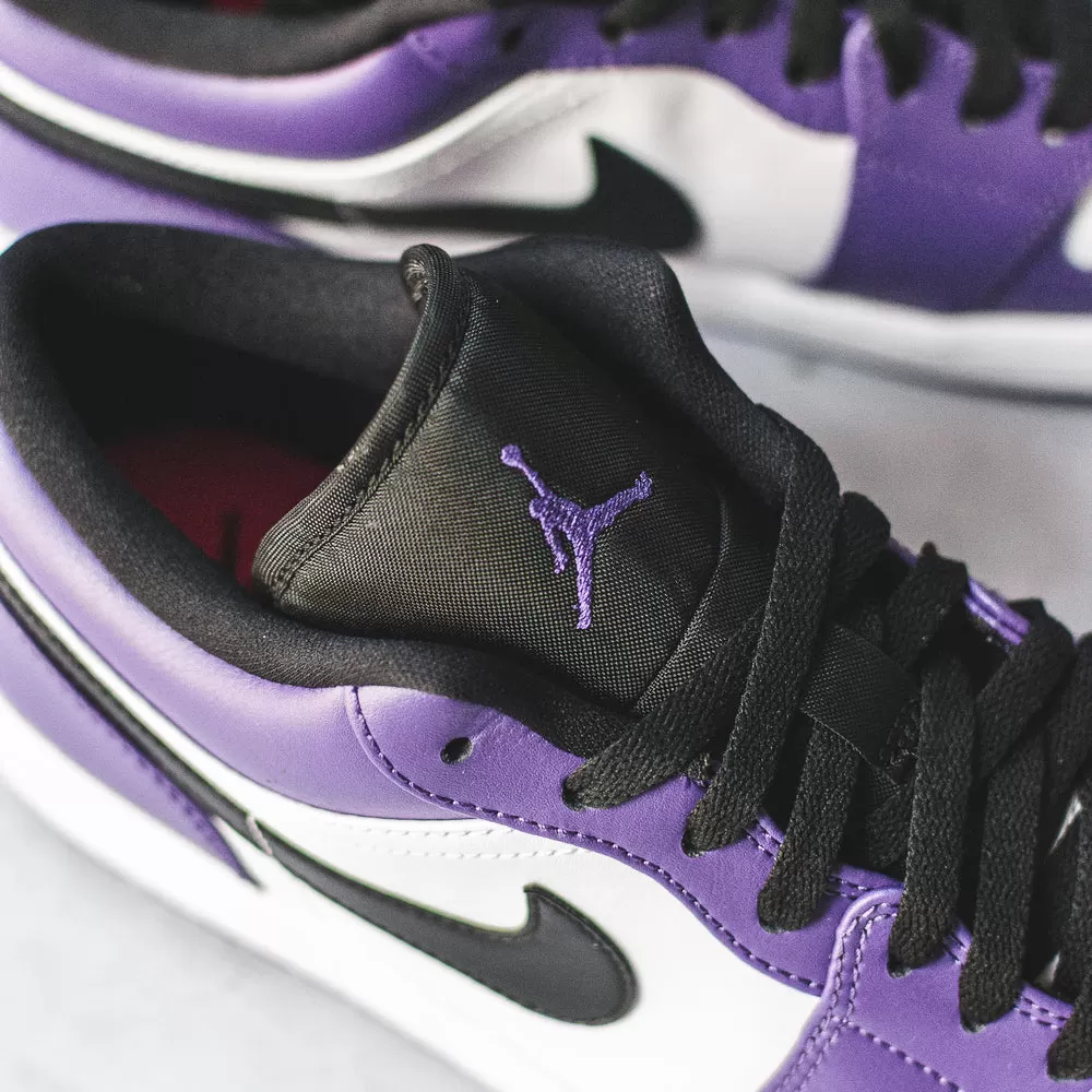 Jordan 1 Low Court Purple