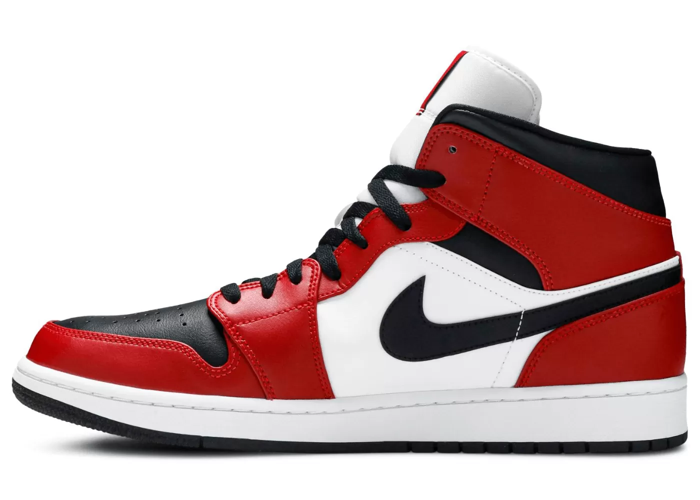 Jordan 1 Mid Chicago Black Toe