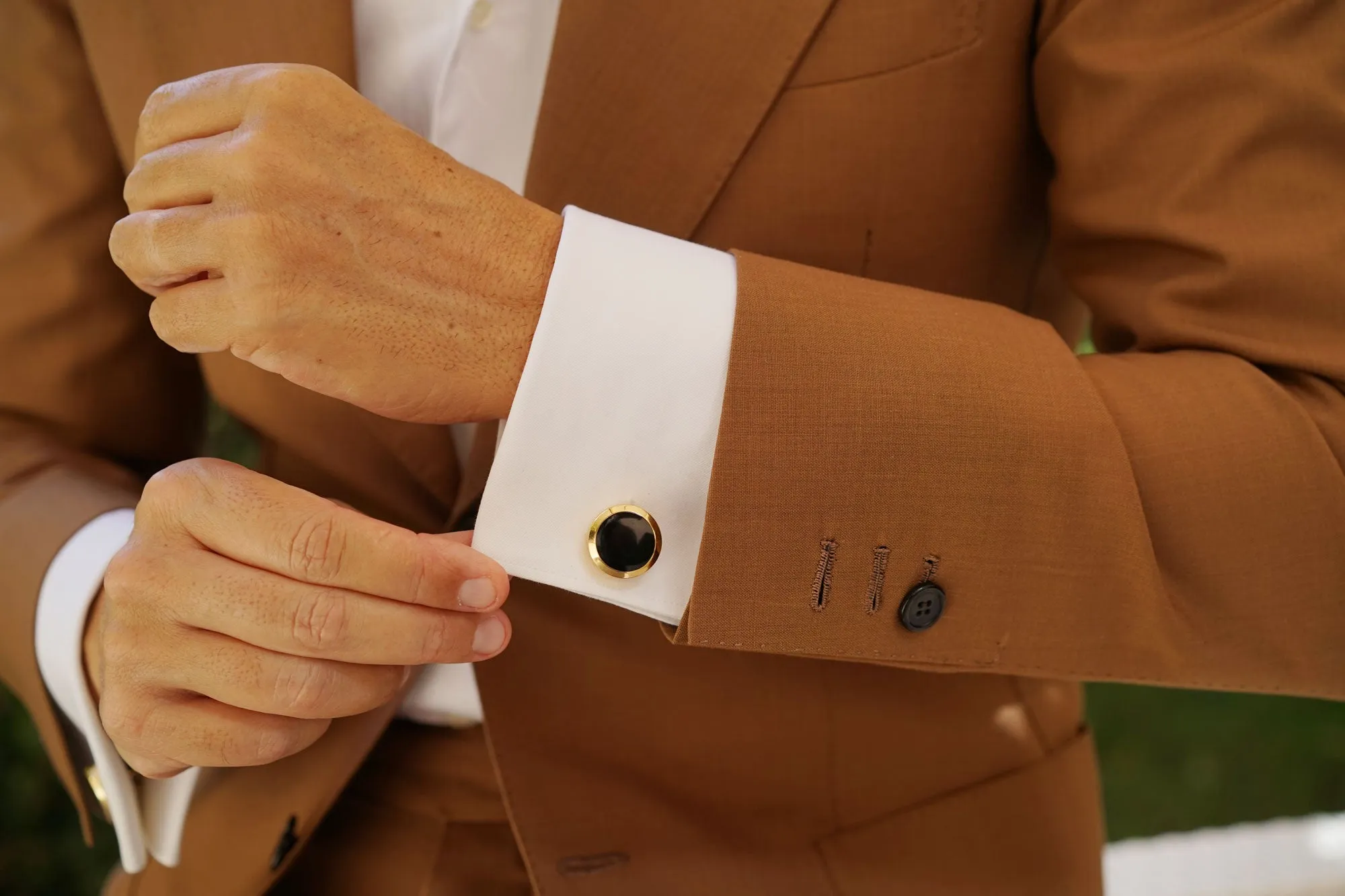 King Solomon Gold Cufflinks