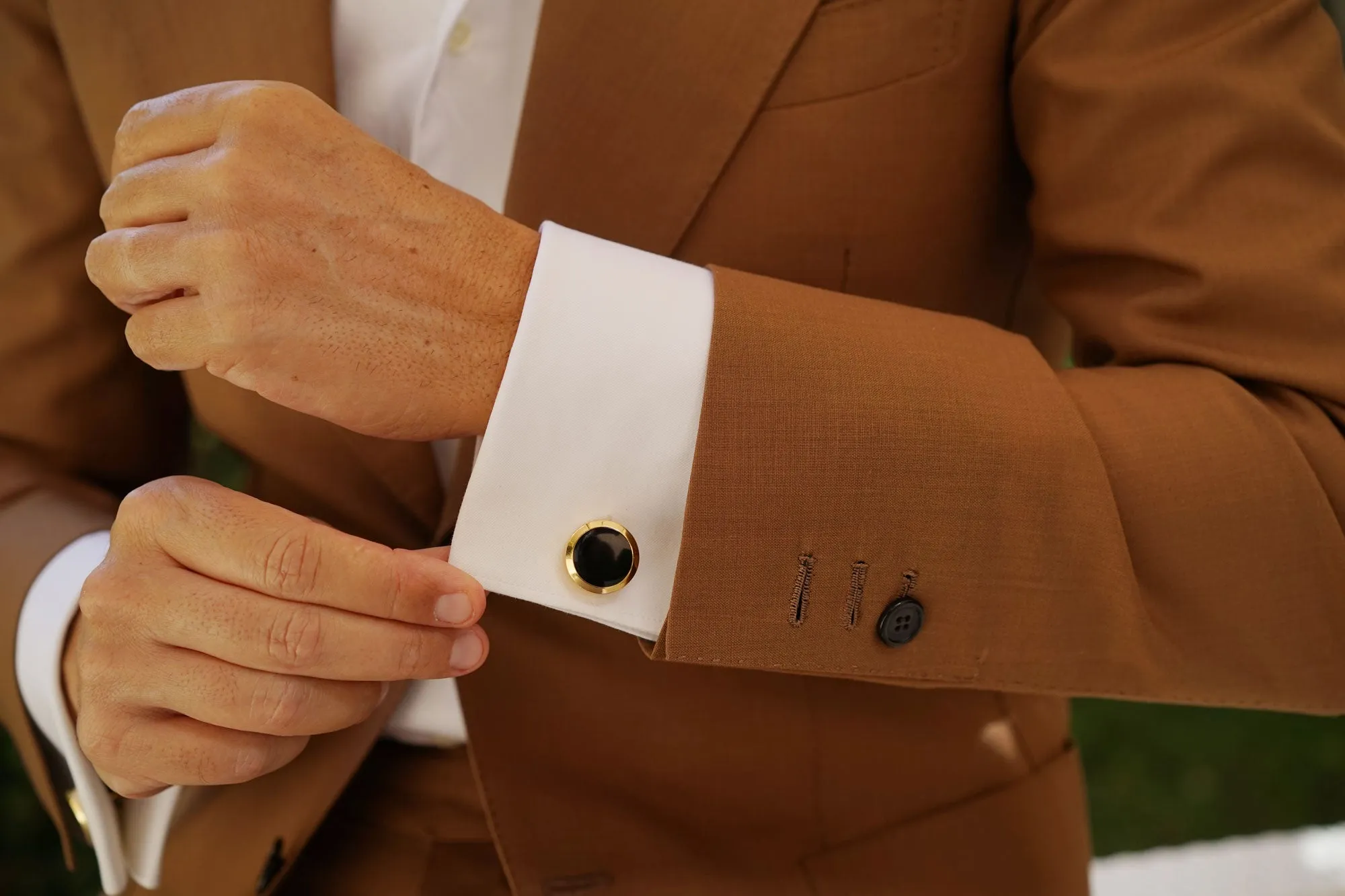 King Solomon Gold Cufflinks