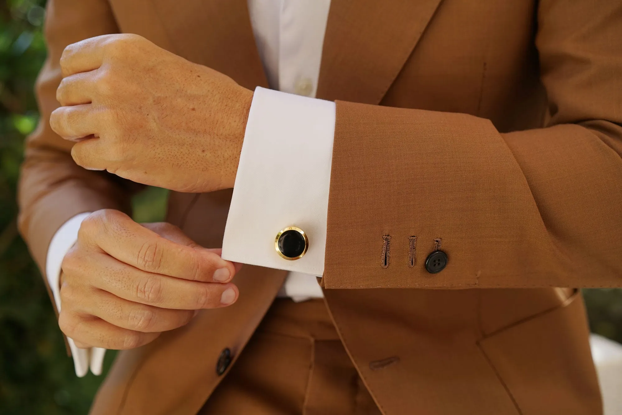 King Solomon Gold Cufflinks