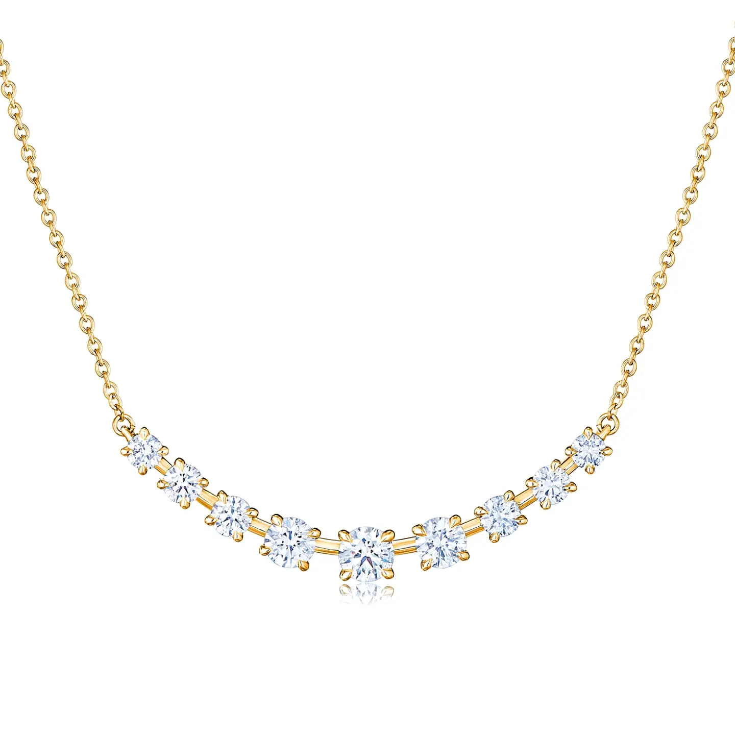 KWIAT Starry Night Nine-Stone Demi Necklace with Diamonds