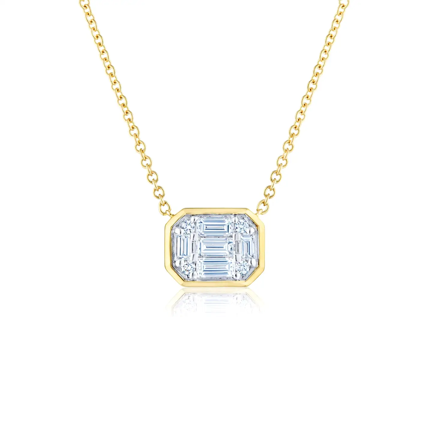 KWIAT Sunburst Pendant with Diamonds