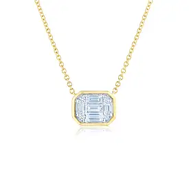 KWIAT Sunburst Pendant with Diamonds