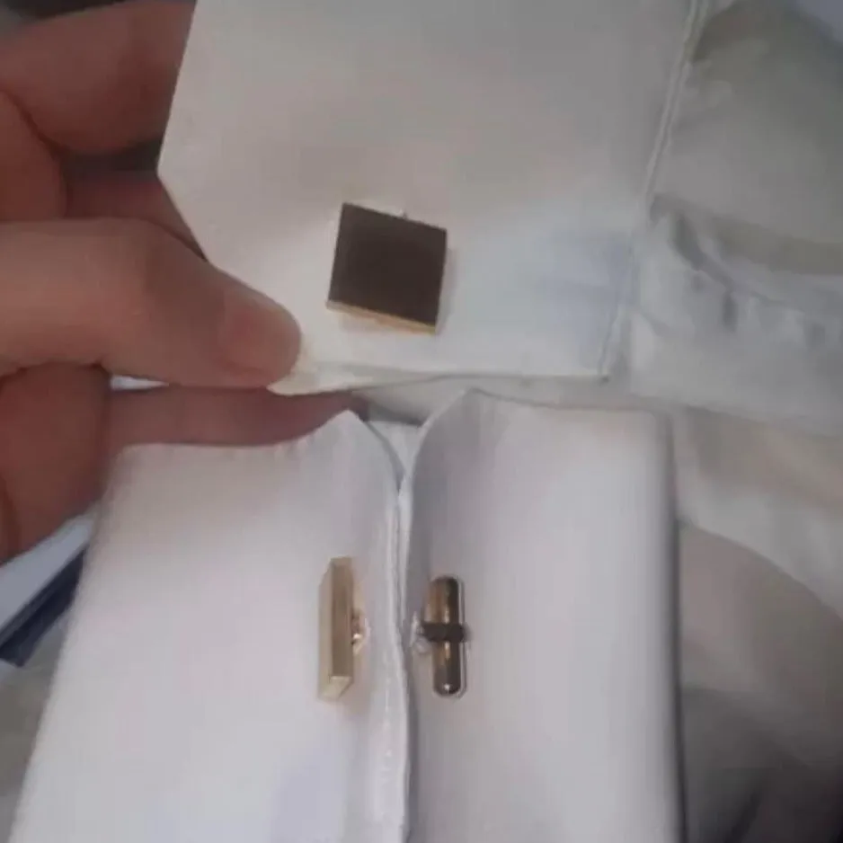 Lazer Engraved Square Cufflinks