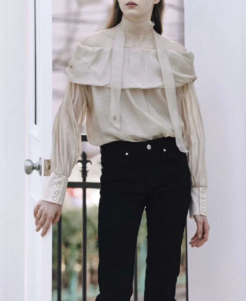 LETTER FROM MOON  |Casual Style Street Style Long Sleeves Plain Elegant Style