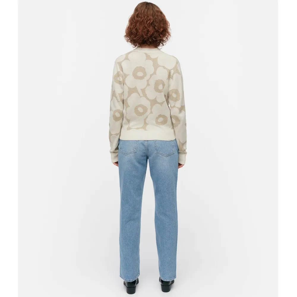 marimekko  |Flower Patterns Casual Style Unisex Nylon Linen Long Sleeves