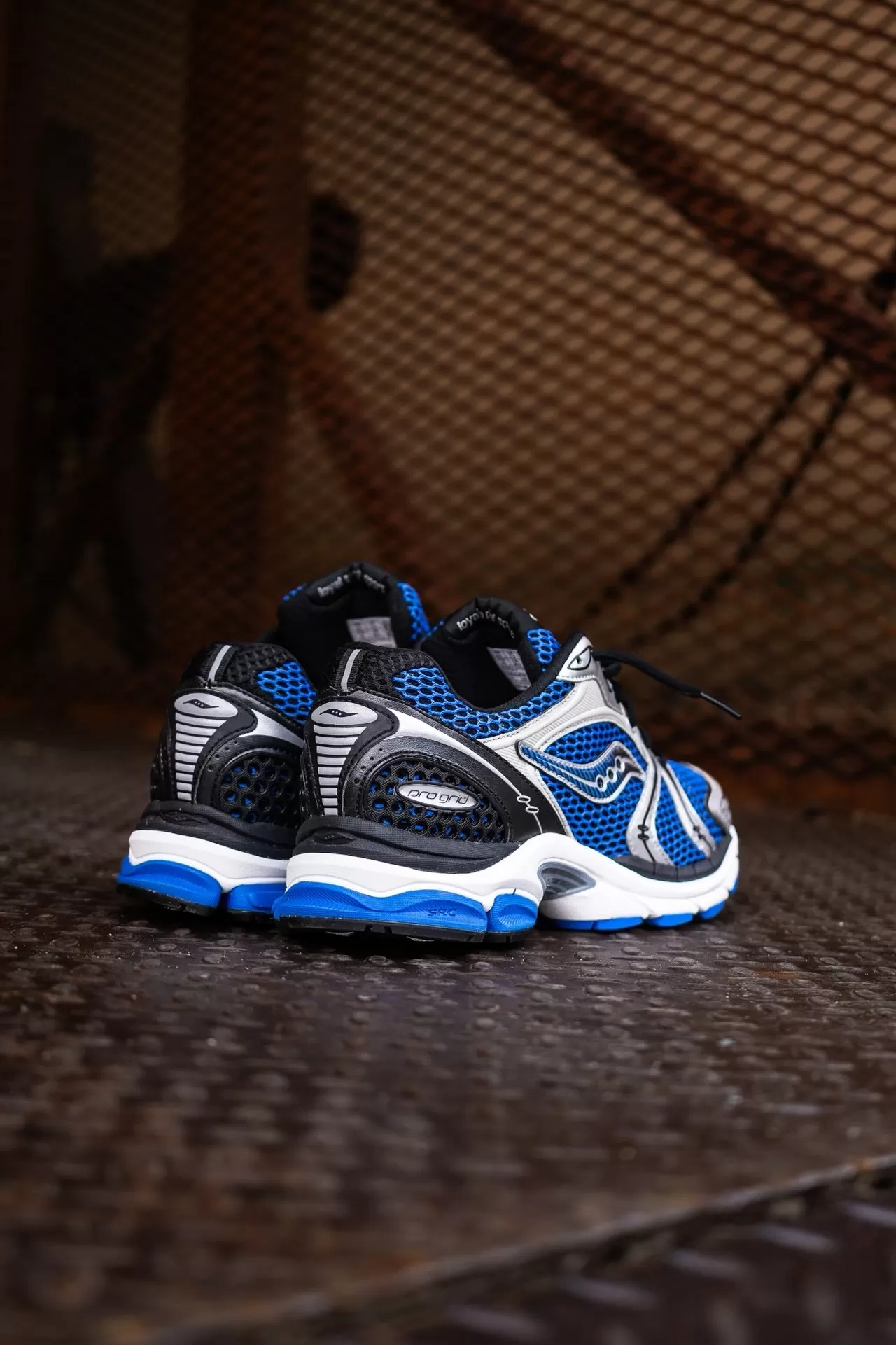 Mens Saucony ProGrid Triumph 4 (Blue/Silver) S70704-7