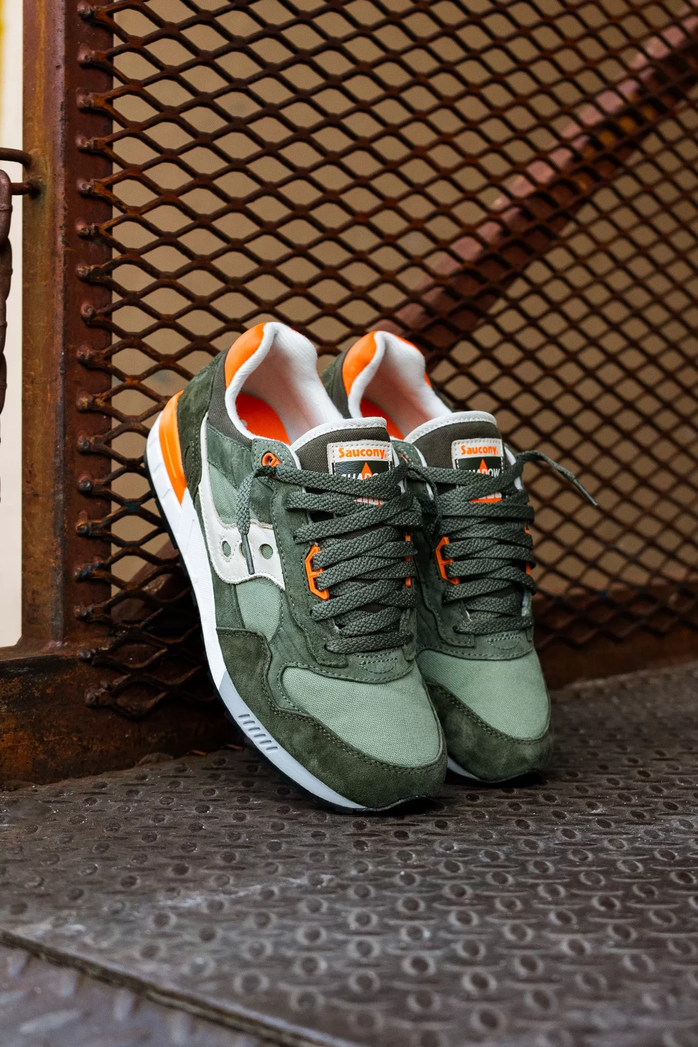 Mens Saucony Shadow 5000 (Forest/Orange)