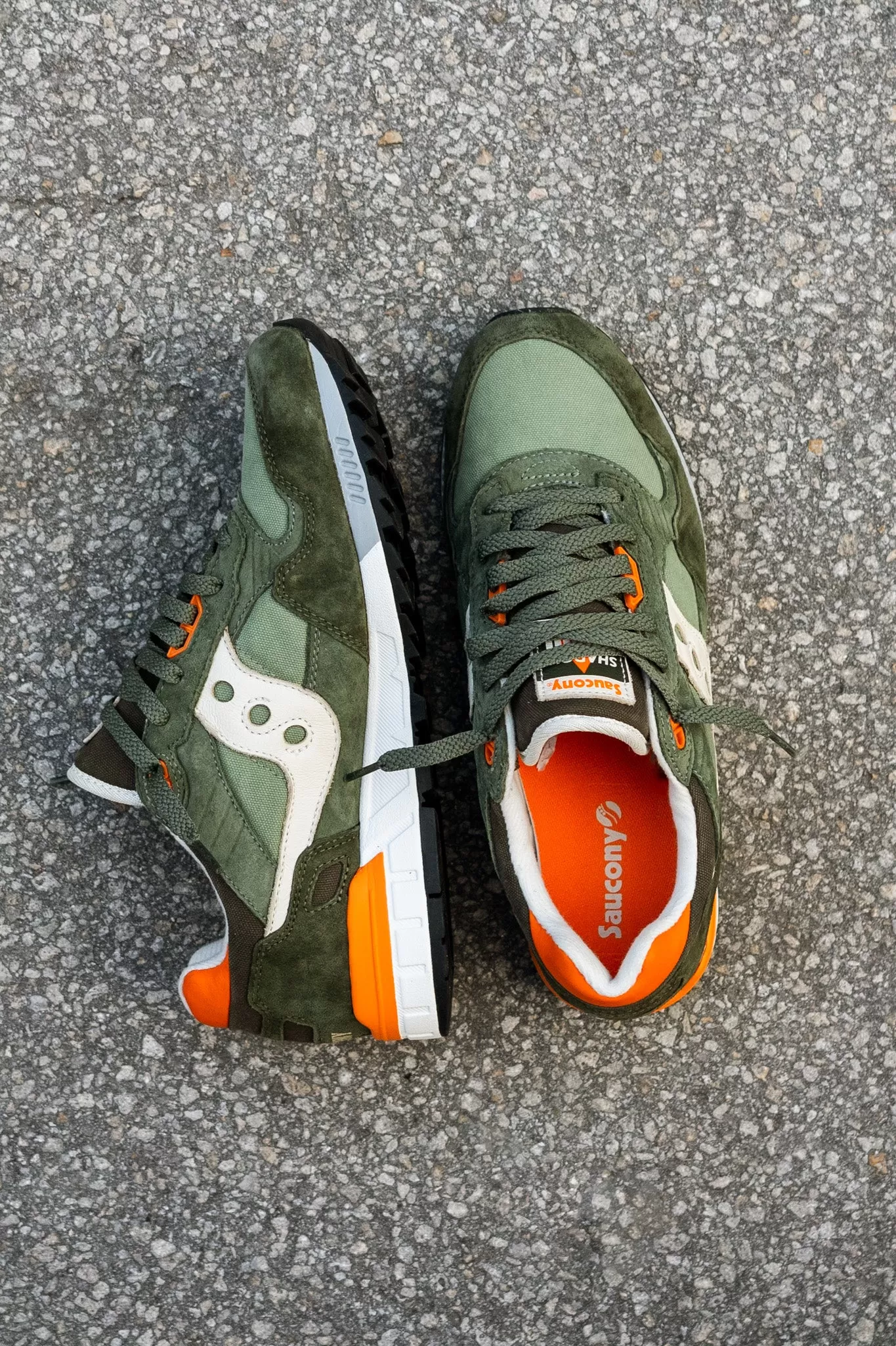 Mens Saucony Shadow 5000 (Forest/Orange)