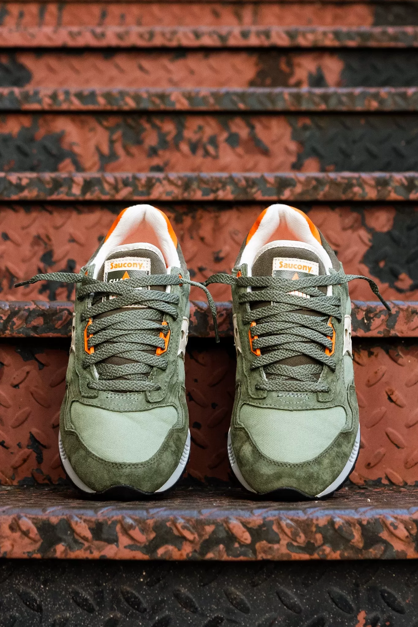 Mens Saucony Shadow 5000 (Forest/Orange)