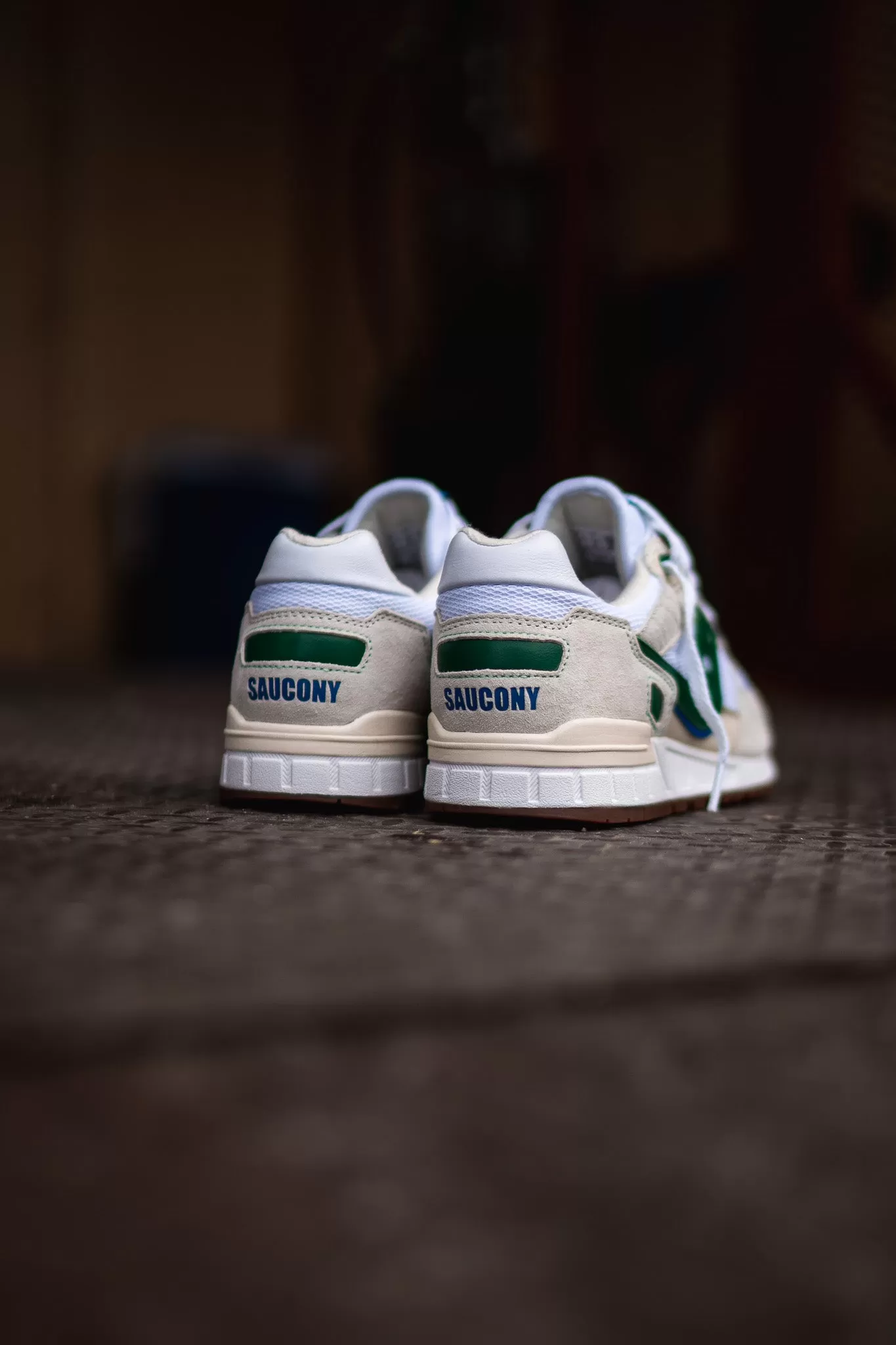 Mens Saucony Shadow 5000 (White/Green)