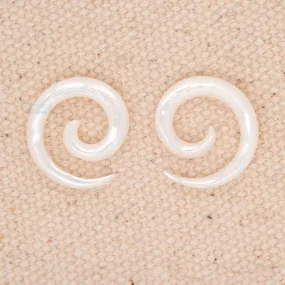 Mother of Pearl Spirals - (8 ga.)