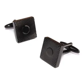 Mr Bond Black Cufflinks