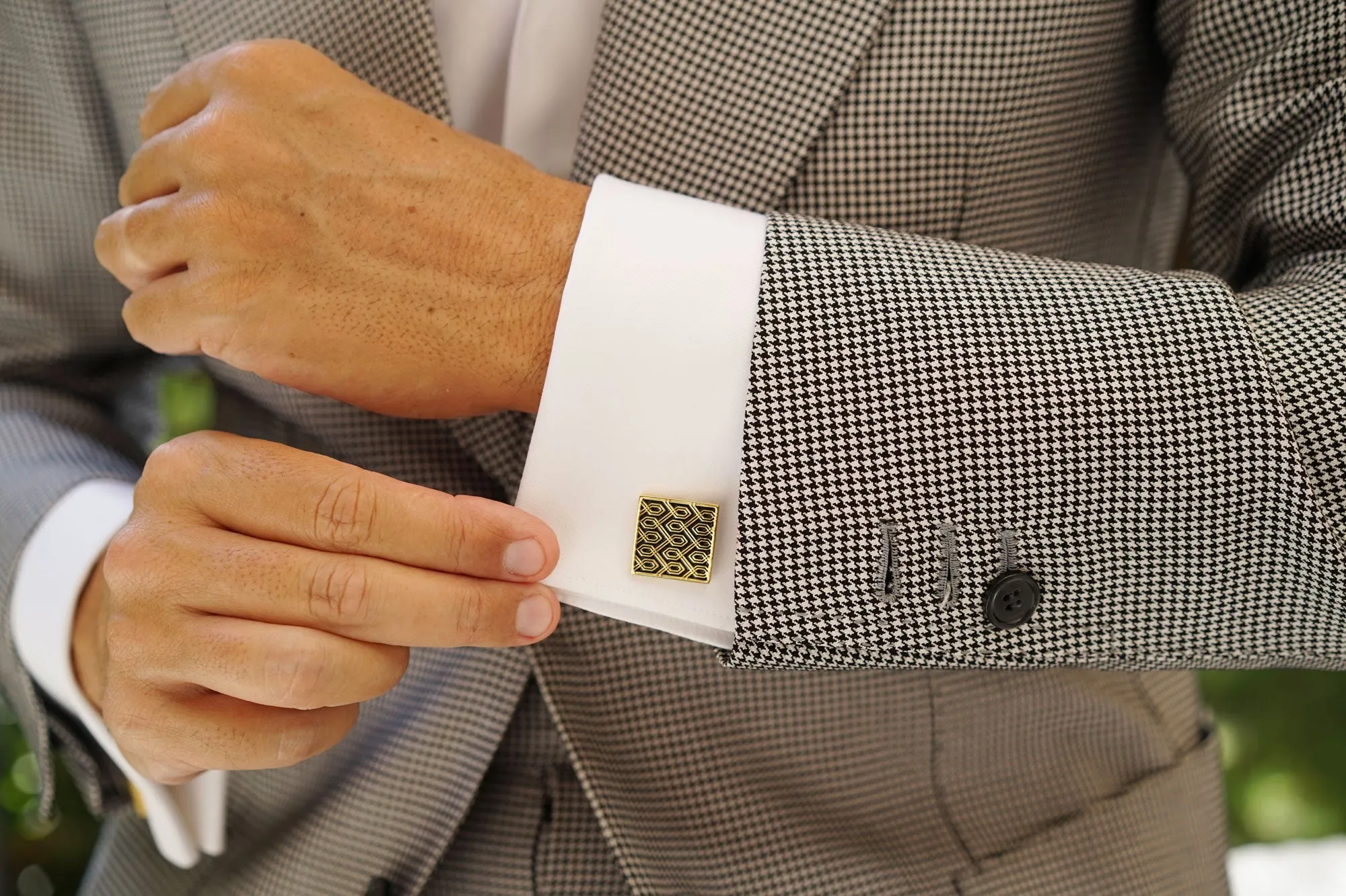 Mr Torrance Gold Cufflinks