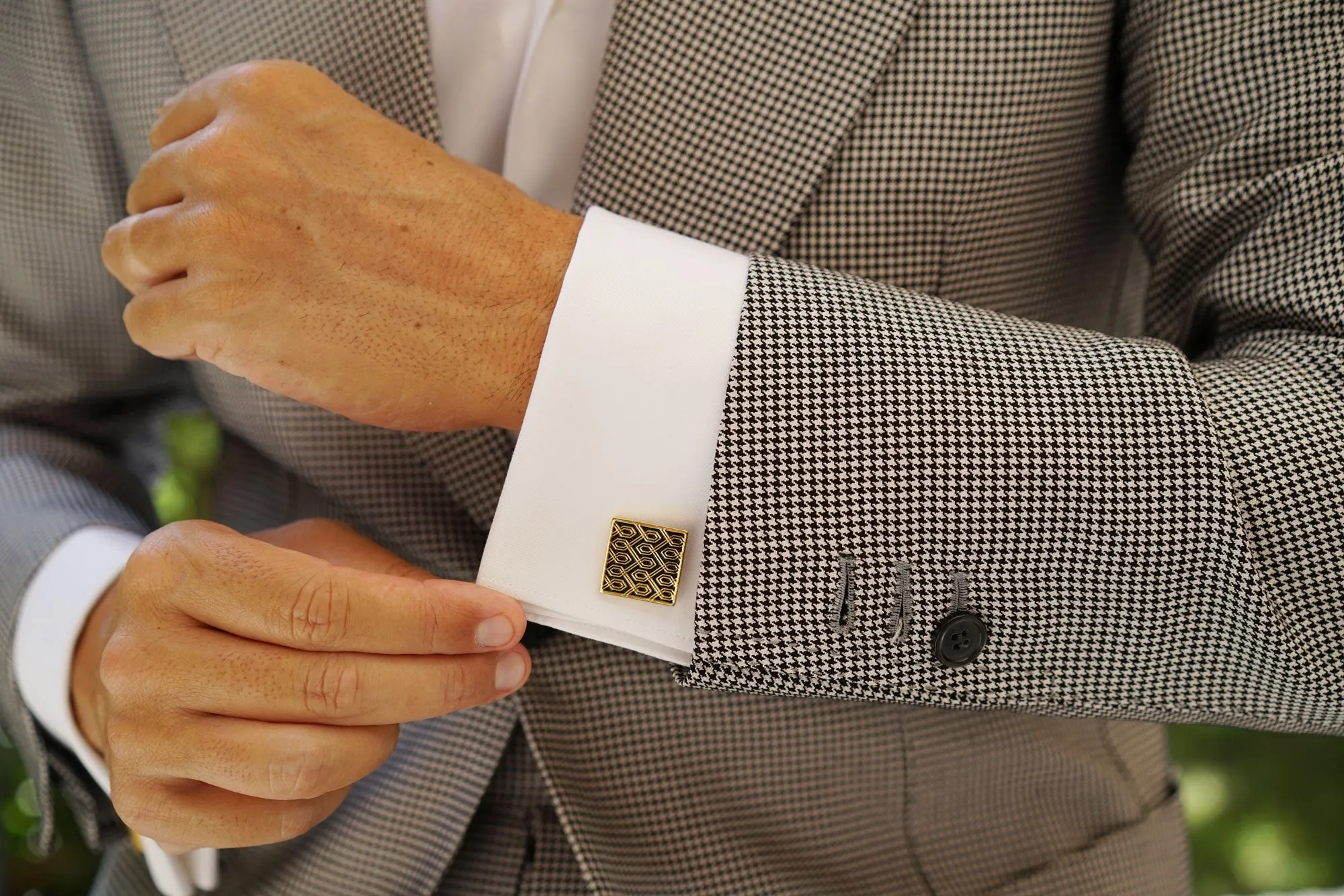 Mr Torrance Gold Cufflinks