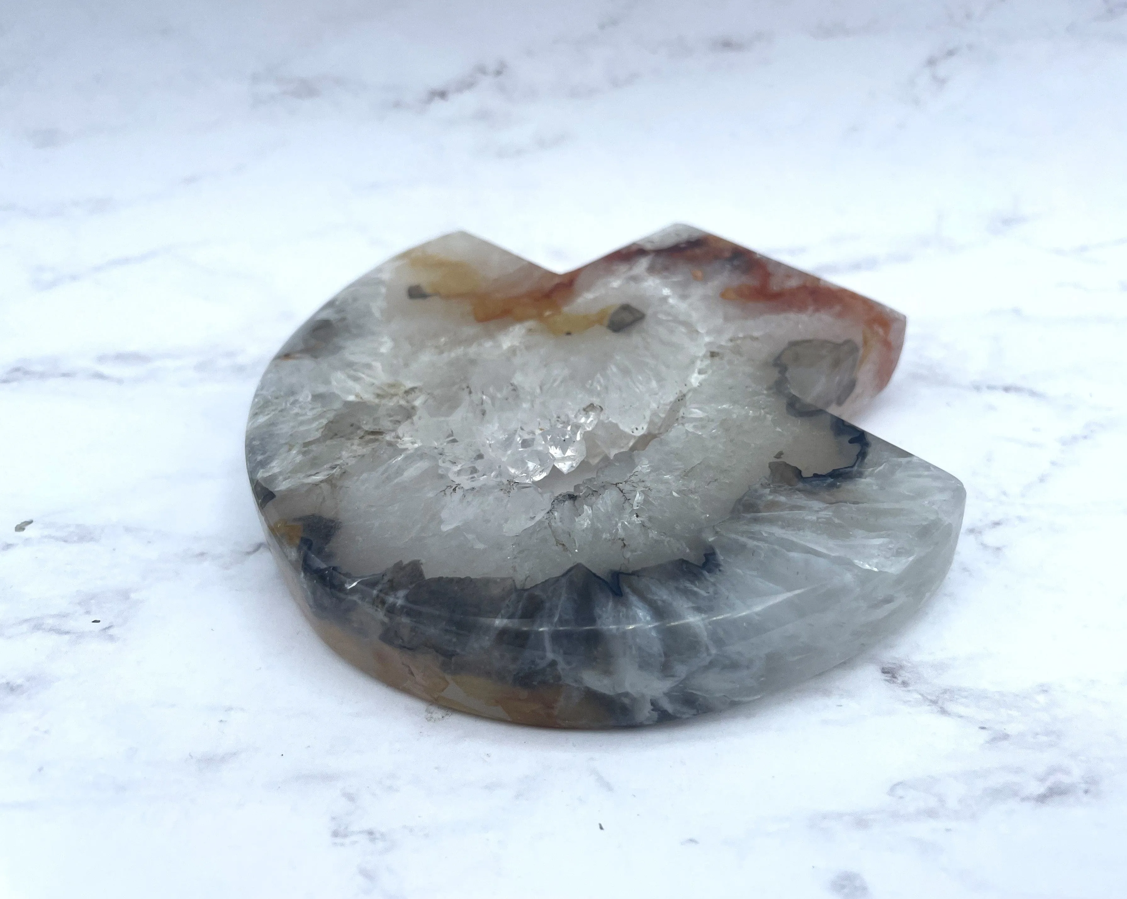 Natural Agate Mushroom Carving