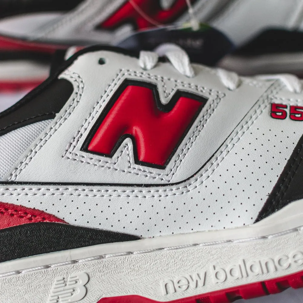 New Balance 550 White Red Black