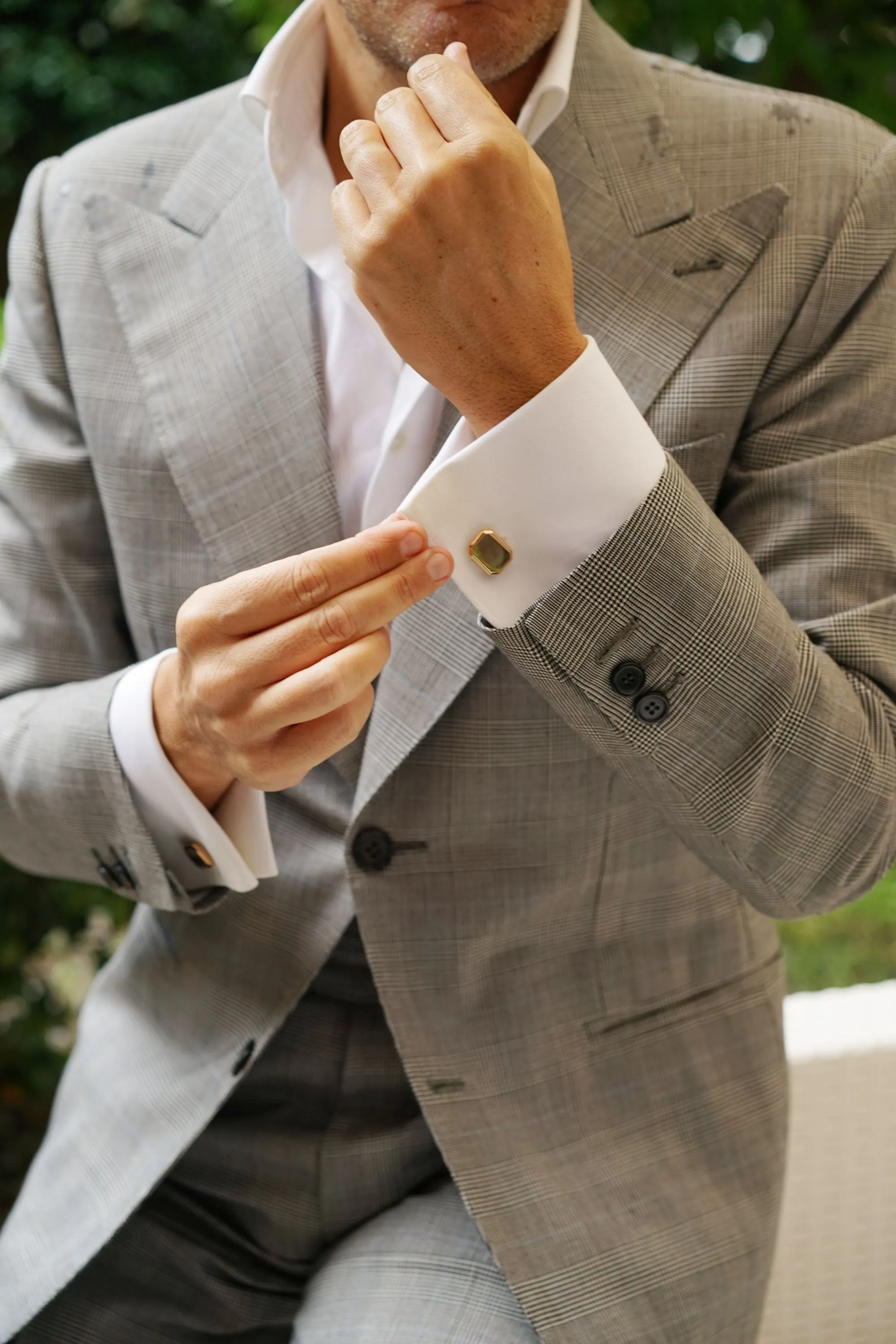 Octavia Rose Gold Cufflinks