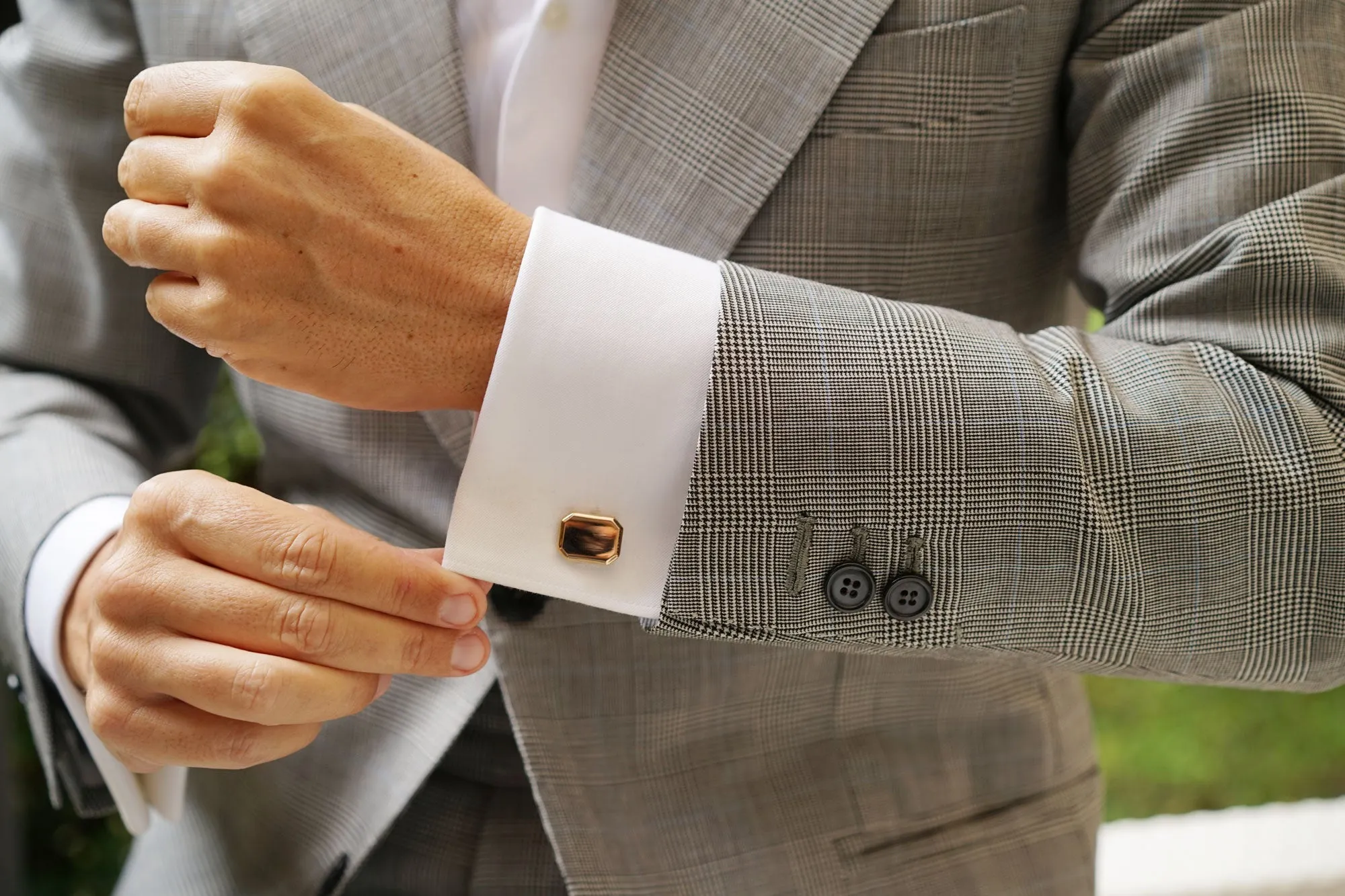 Octavia Rose Gold Cufflinks