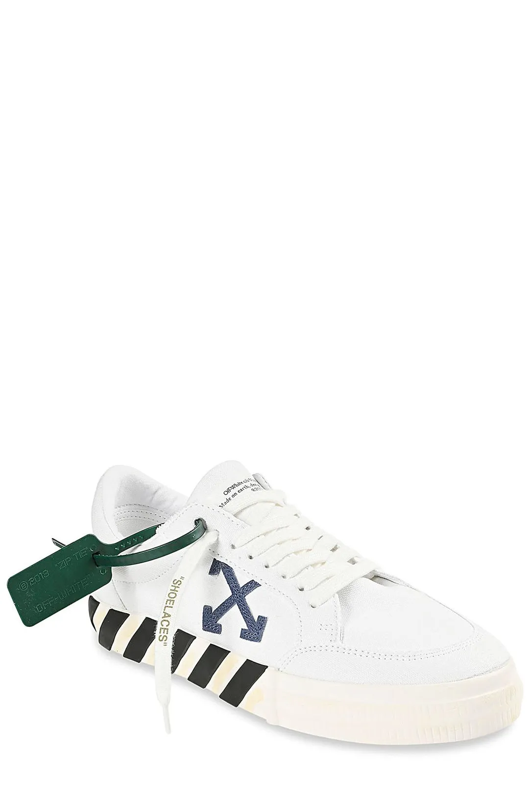 Off-White Low Vulcanized Lace-Up Sneakers