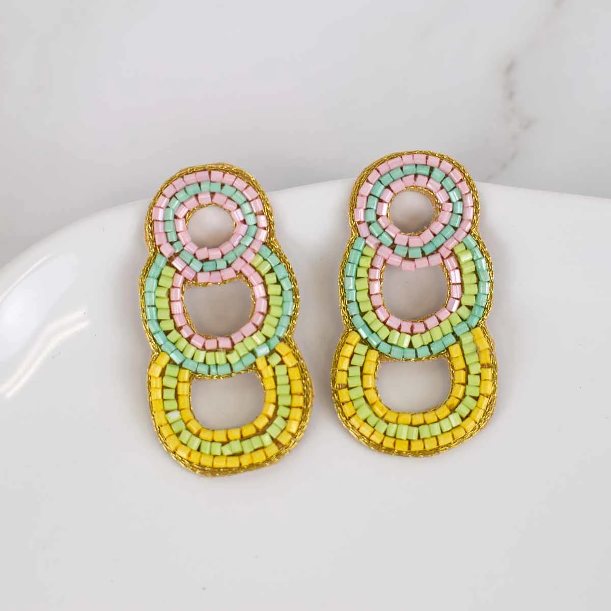 Pascala Beaded Earrings - Multi