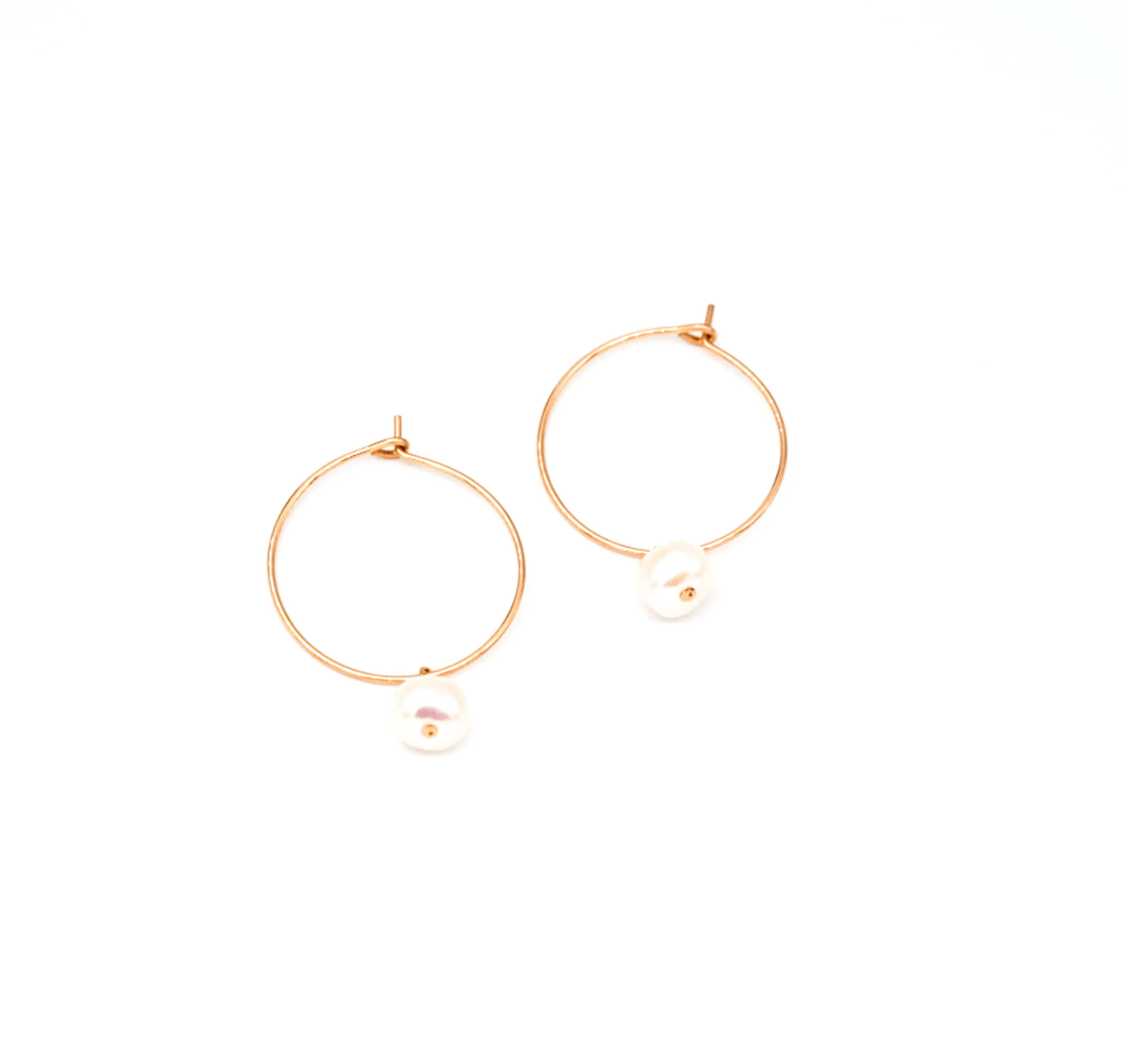 Pearl Hoops