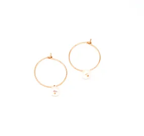 Pearl Hoops