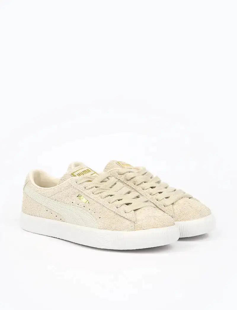 Puma Womens Suede Vintage Trainer Ggnog /  White