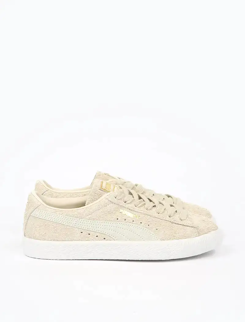 Puma Womens Suede Vintage Trainer Ggnog /  White