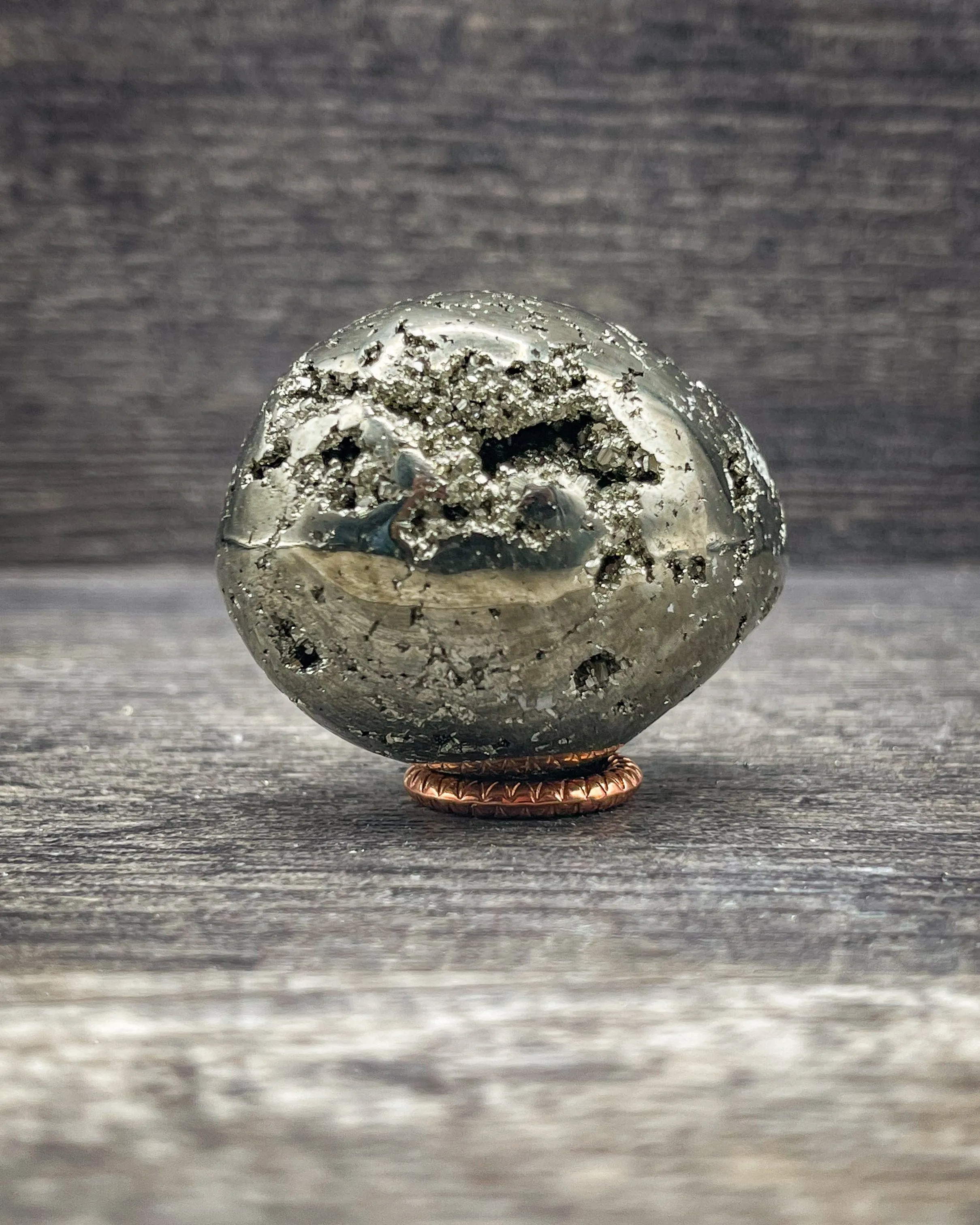 Pyrite Egg Carving, 171g