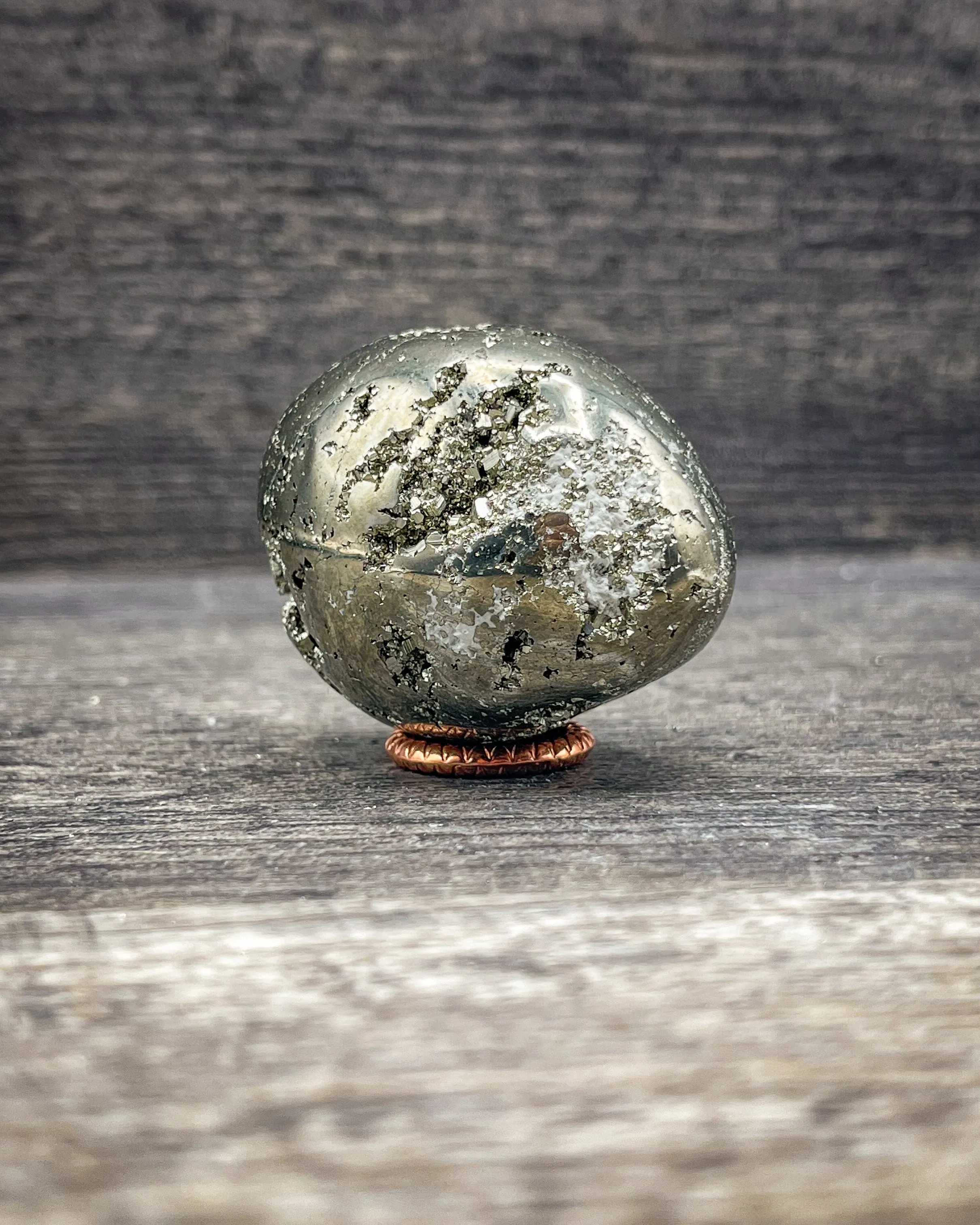 Pyrite Egg Carving, 171g