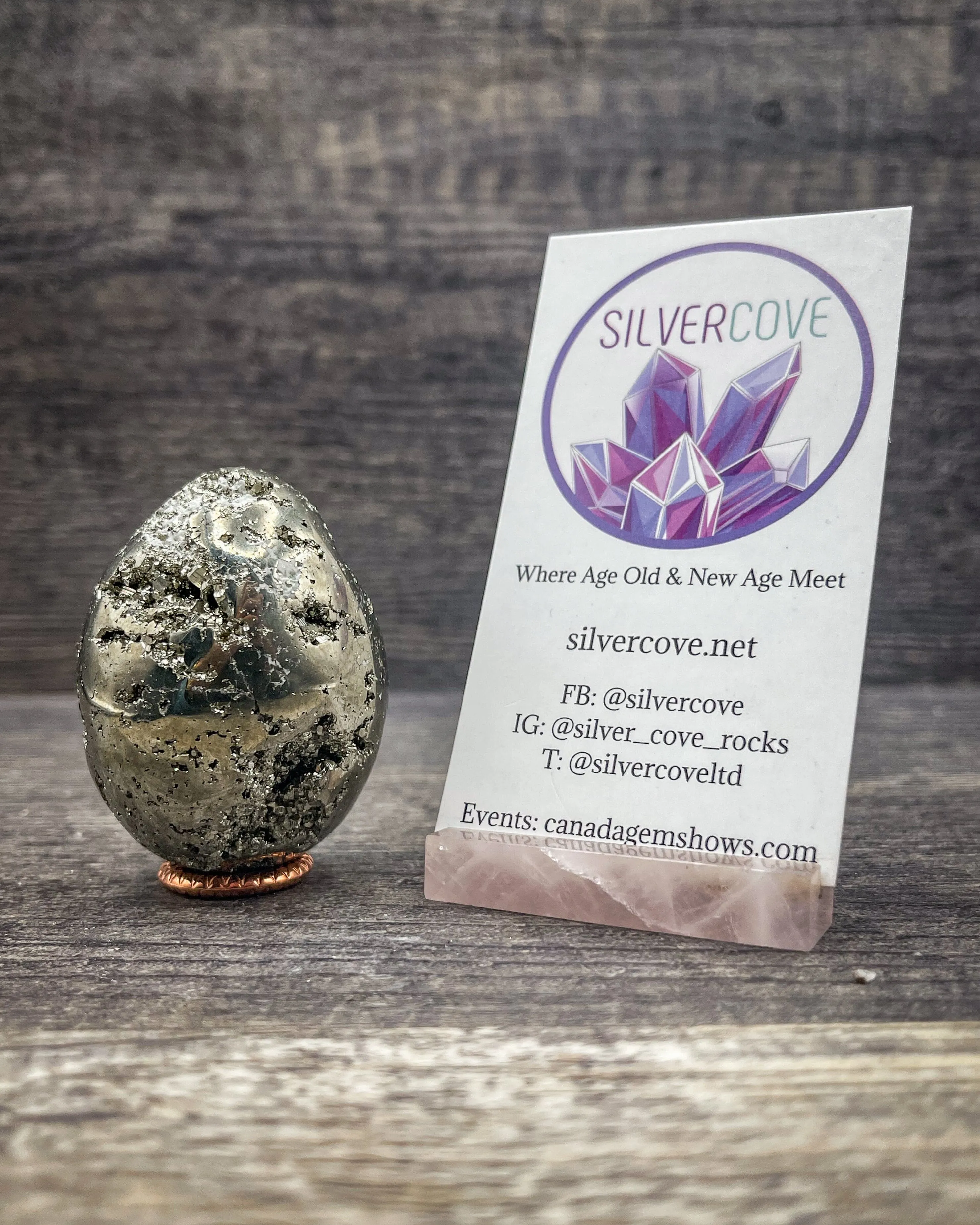 Pyrite Egg Carving, 171g