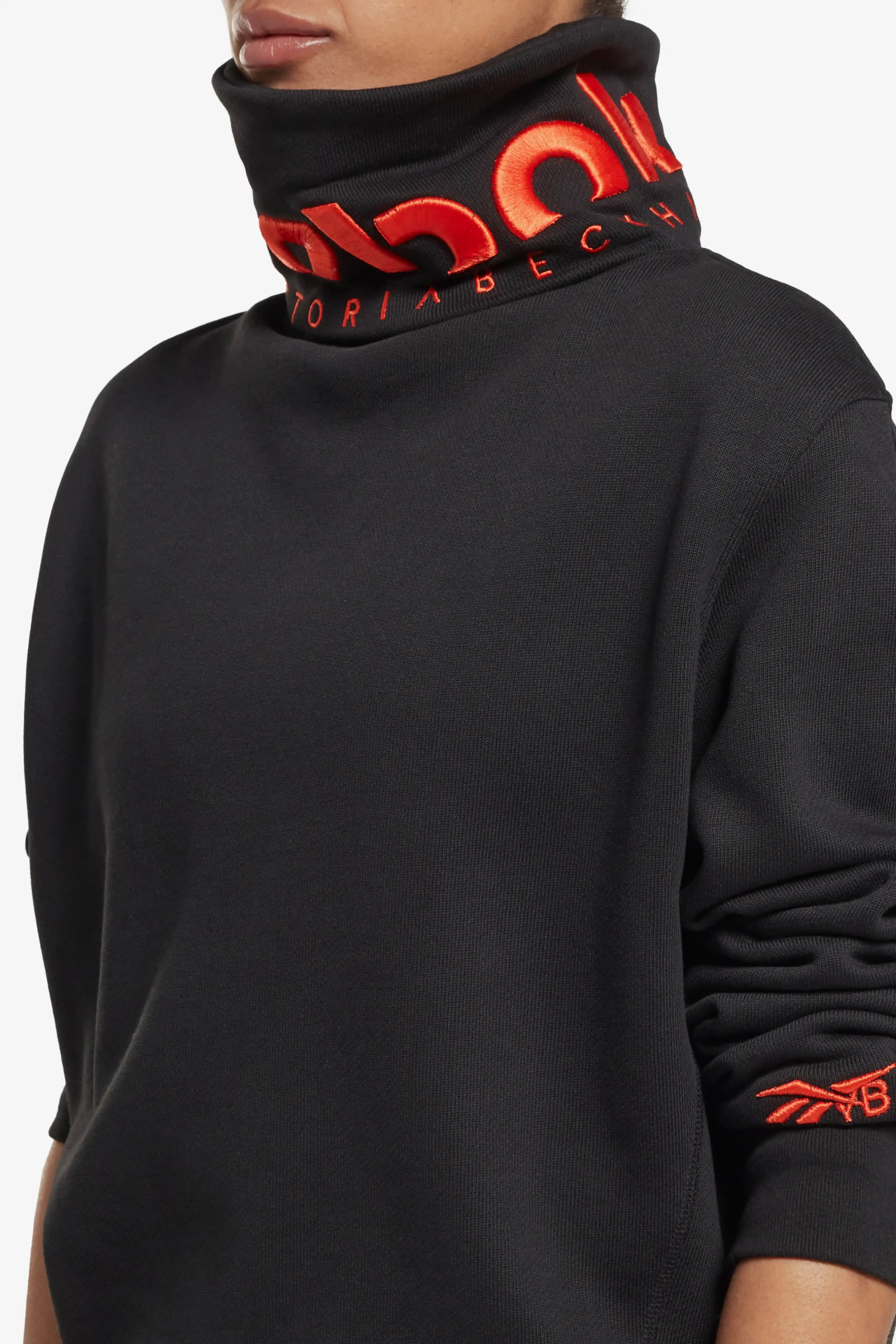 Reebok X VB Cowl Neck Sweatshirt in Black