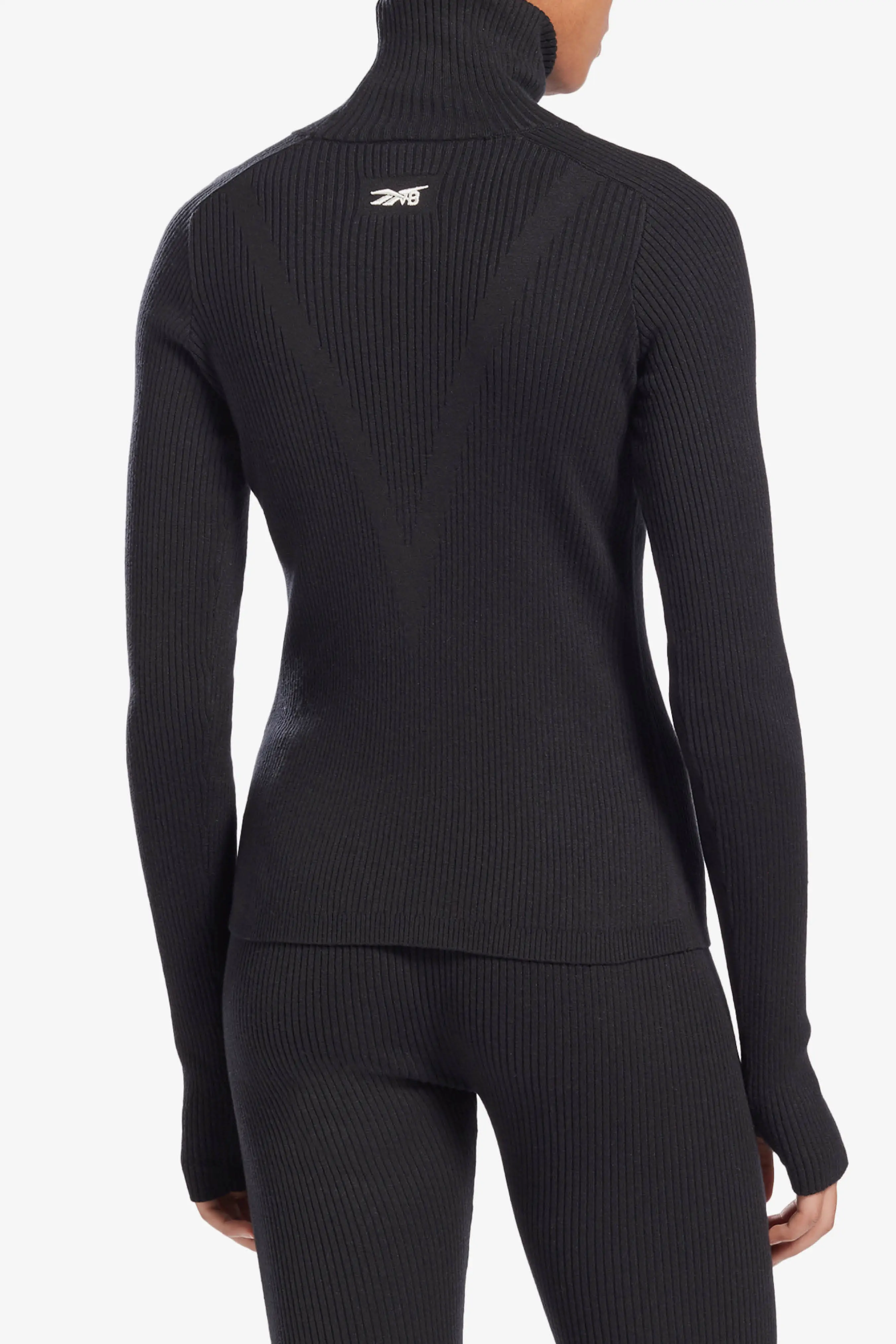 Reebok x VB Knitted Roll Neck In Black