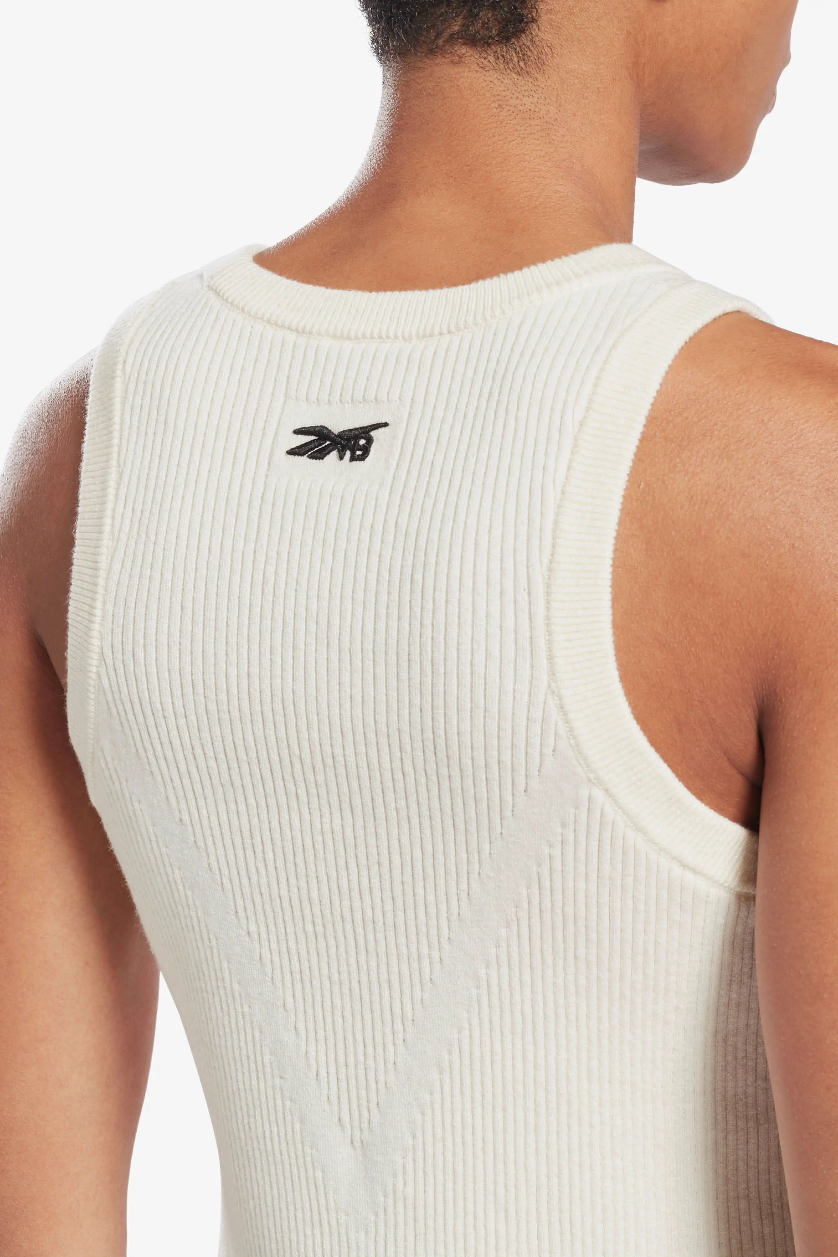 Reebok x VB Knitted Tank Top In Alabaster