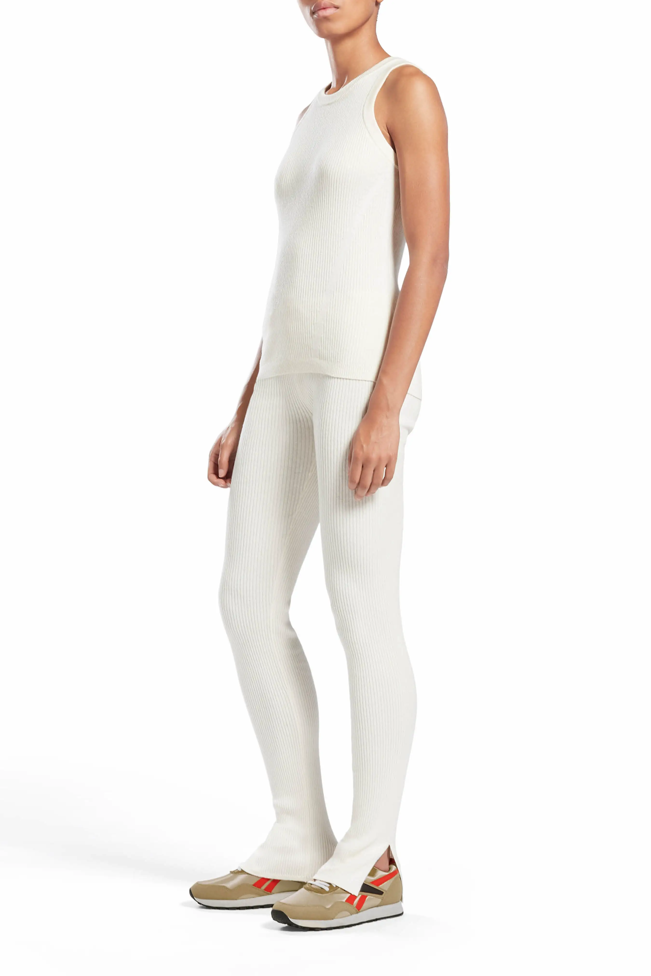 Reebok x VB Knitted Tank Top In Alabaster