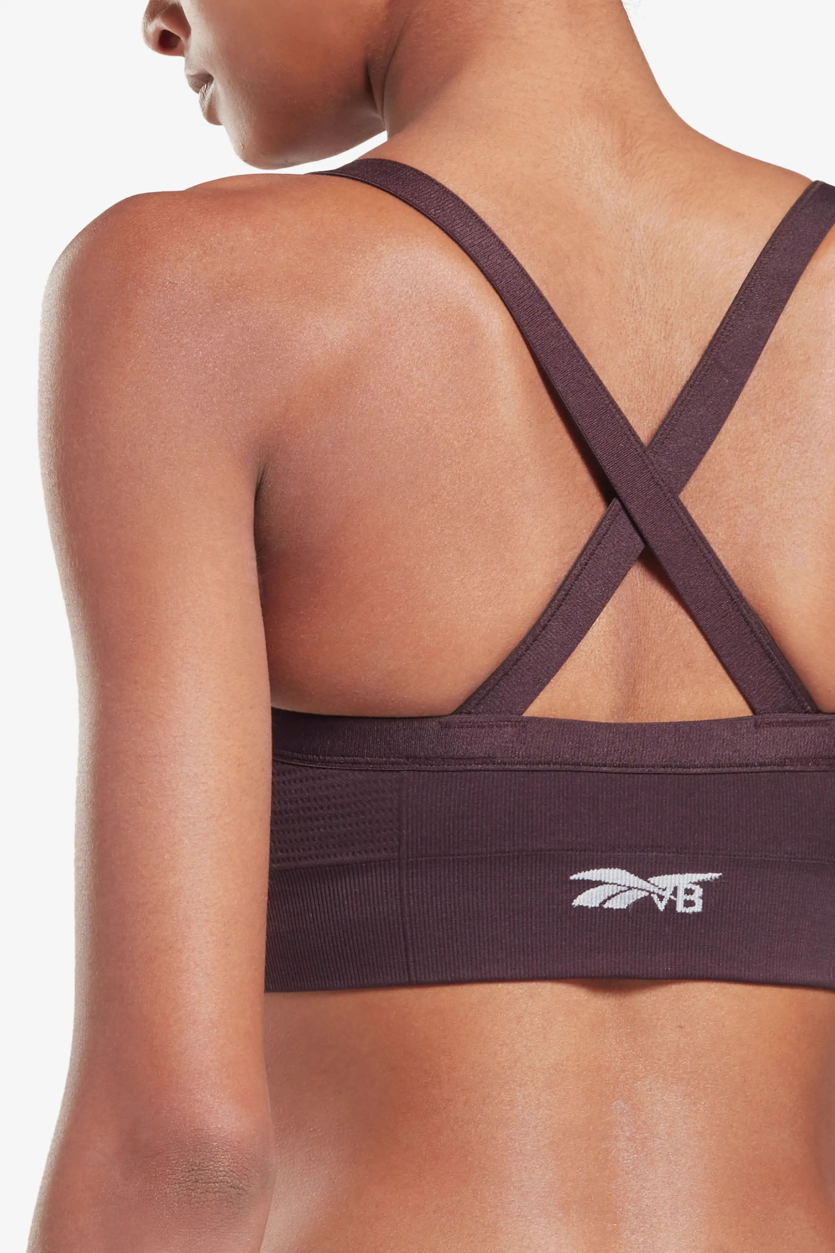 Reebok x VB Seamless Bra in Aubergine