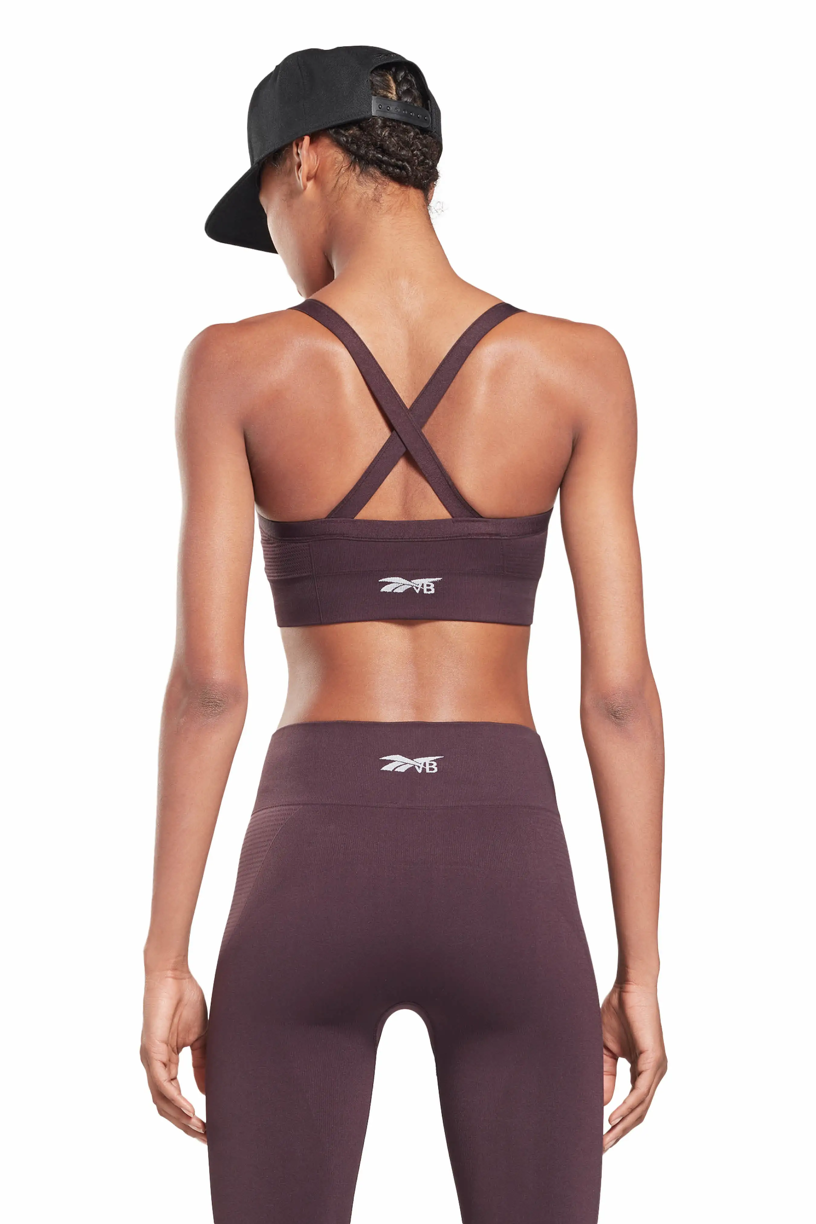 Reebok x VB Seamless Bra in Aubergine