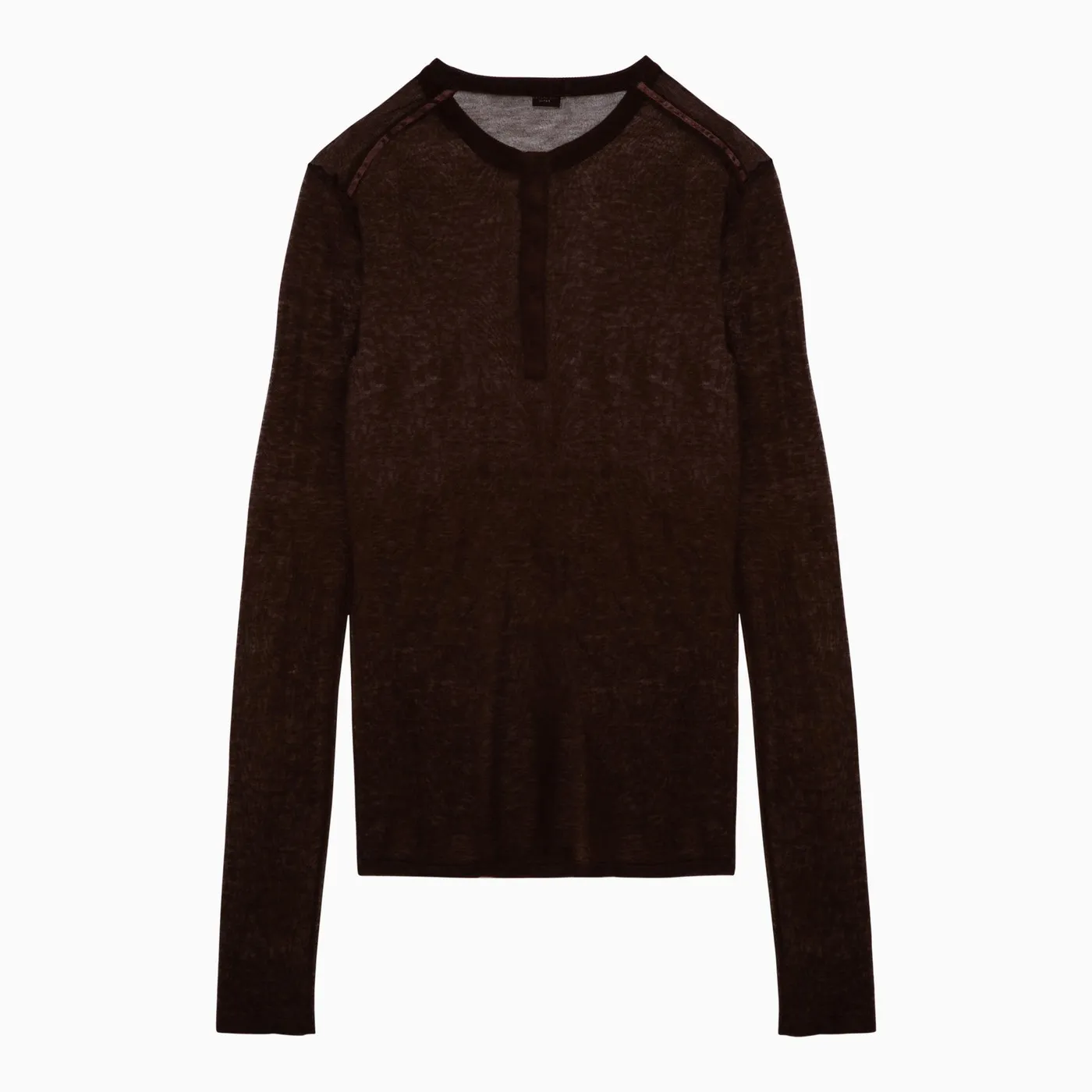 Saint Laurent  |Casual Style Unisex Wool Long Sleeves Plain Logo