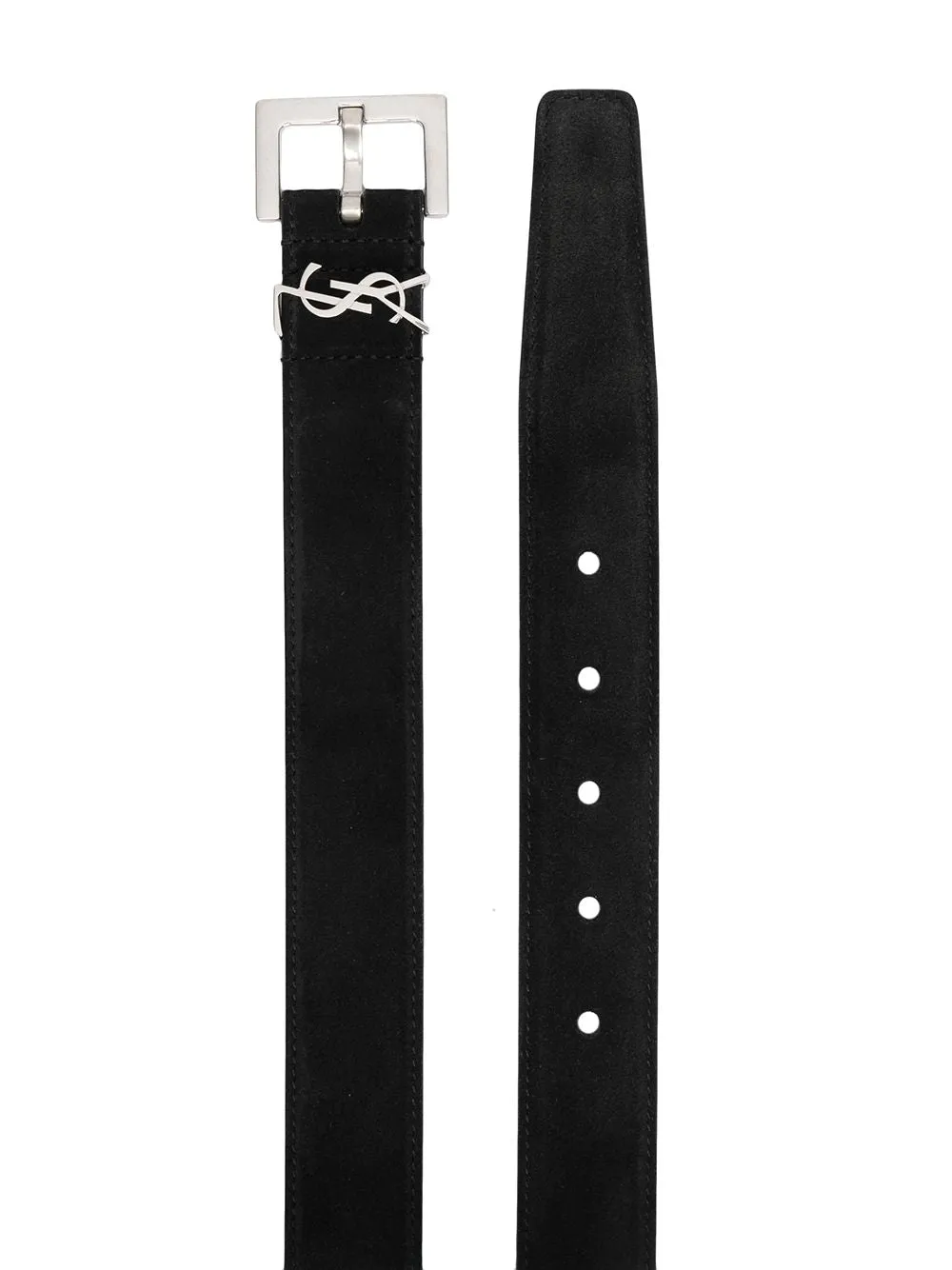 Saint Laurent Logo Plaque Belt