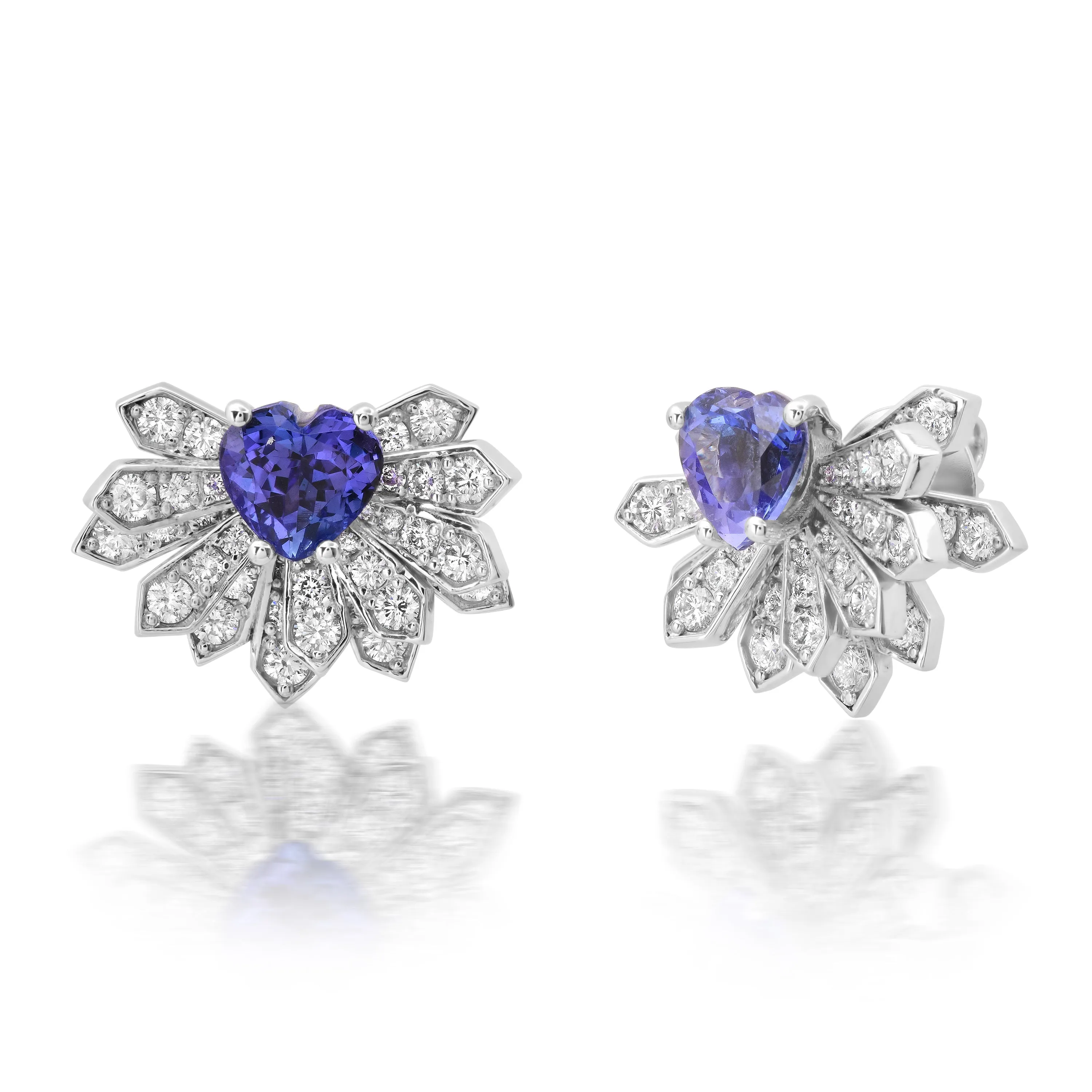 Sapphire Penacho Earrings