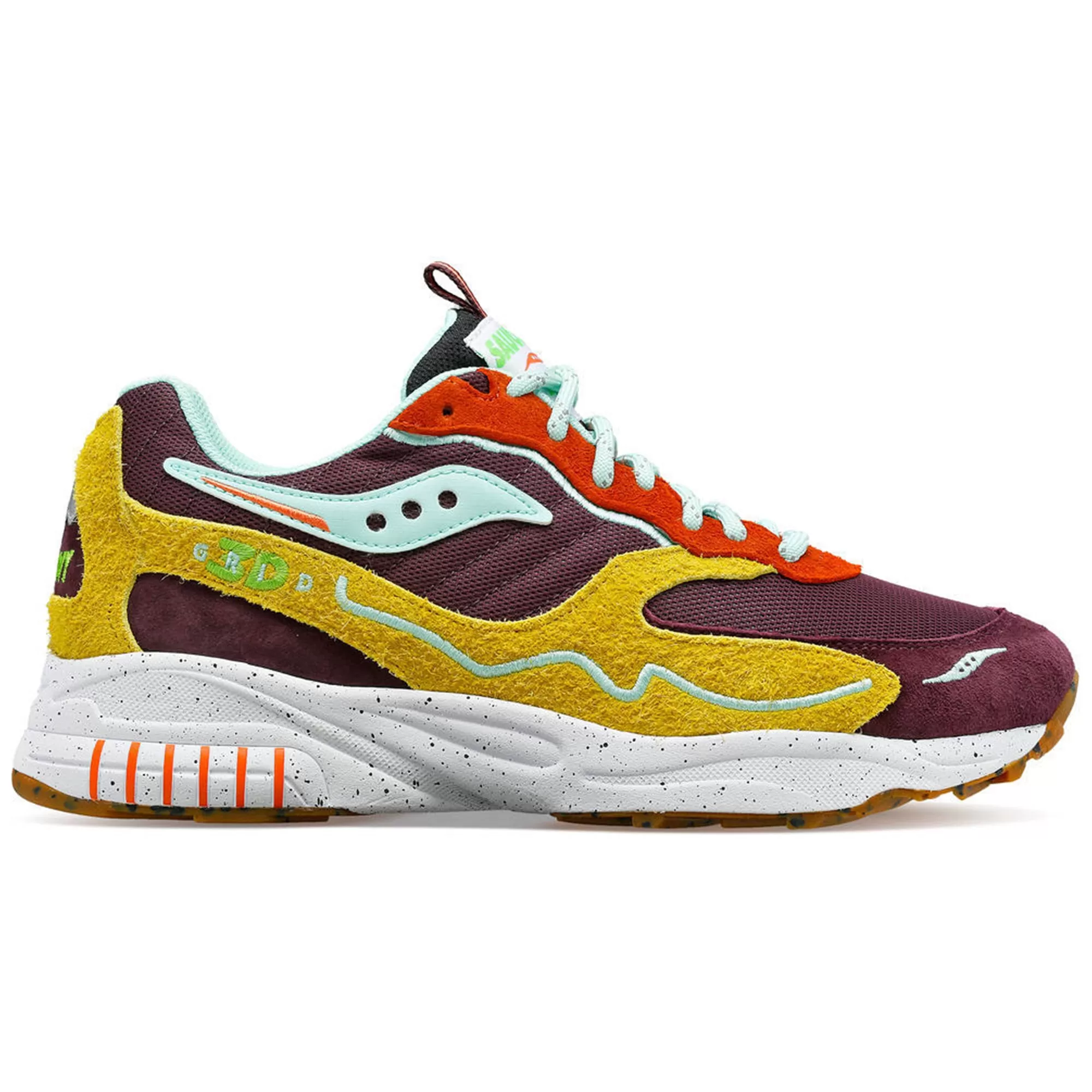 Saucony 3D Grid Hurricane Trailian Pack - Brown/Mustard