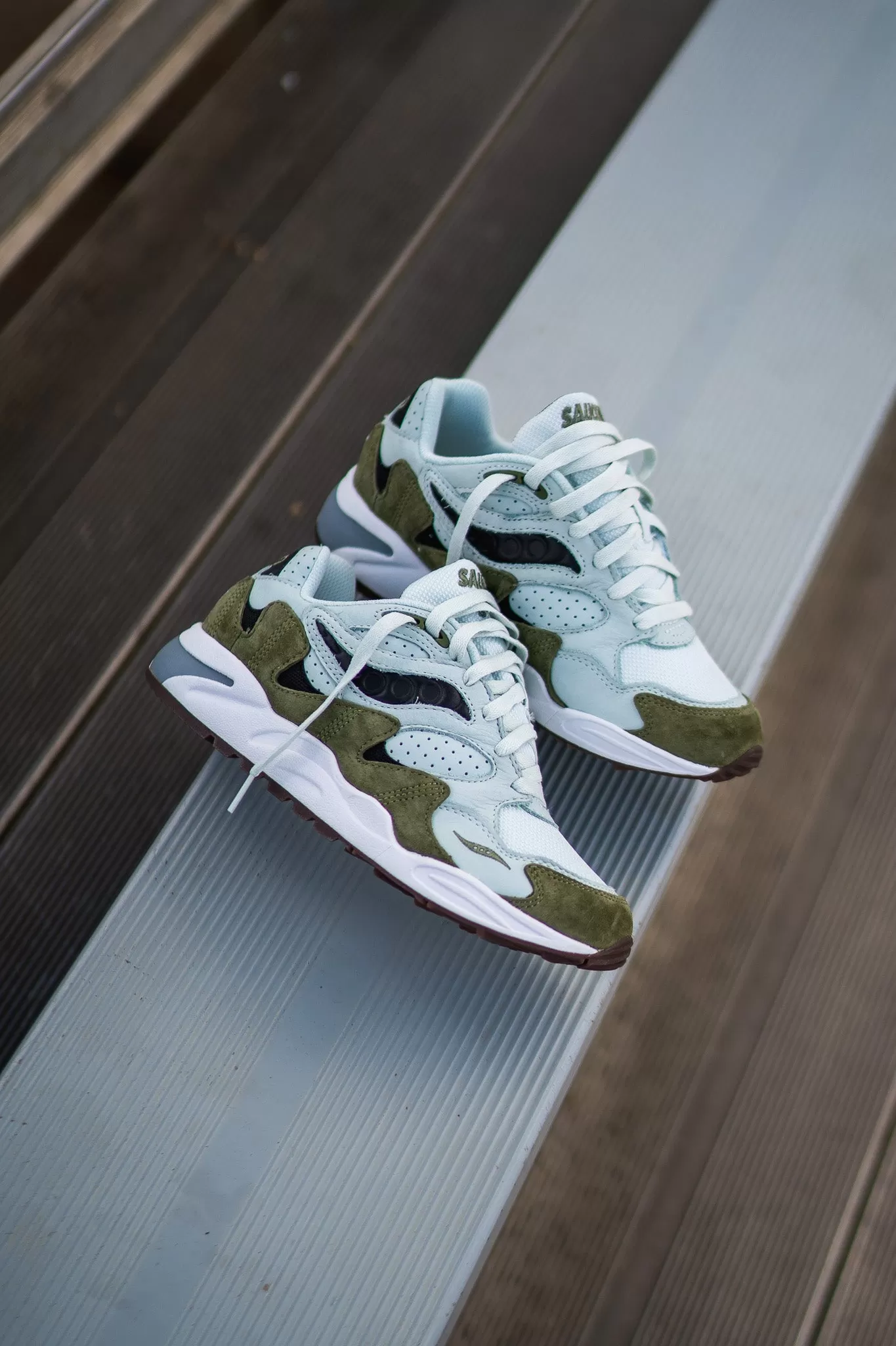 Saucony Grid Shadow 2 (Green/Green)