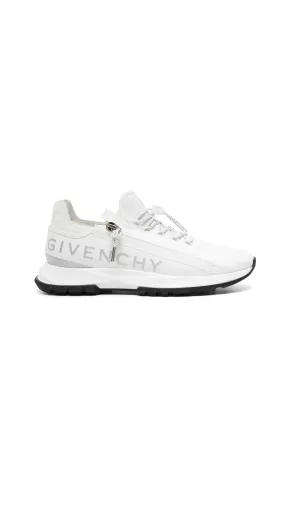 Spectre Runner Sneakers In Leather With Zip - White