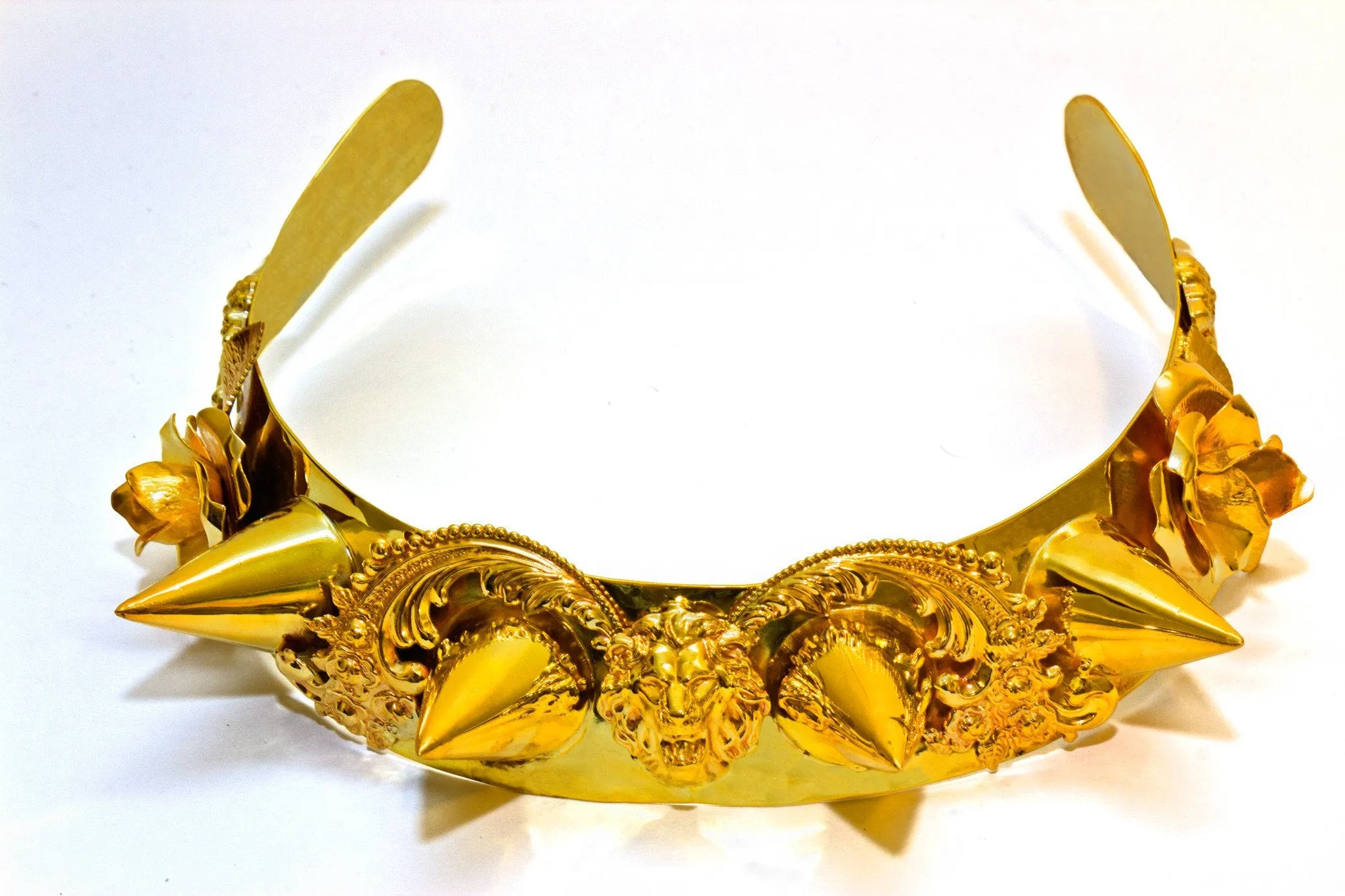 Spike lion diadem tiara