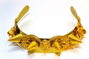 Spike lion diadem tiara