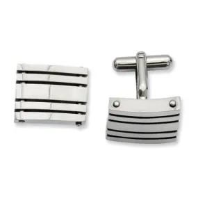 Stainless Steel Polished Cufflinks